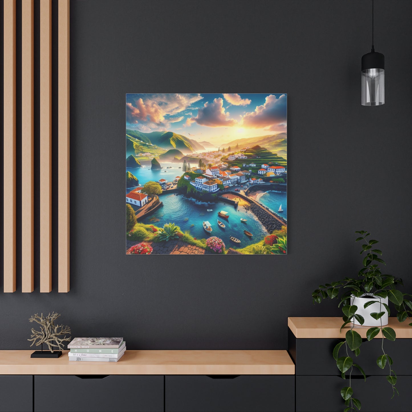 Canvas Print - Beautiful Landscape Drawing