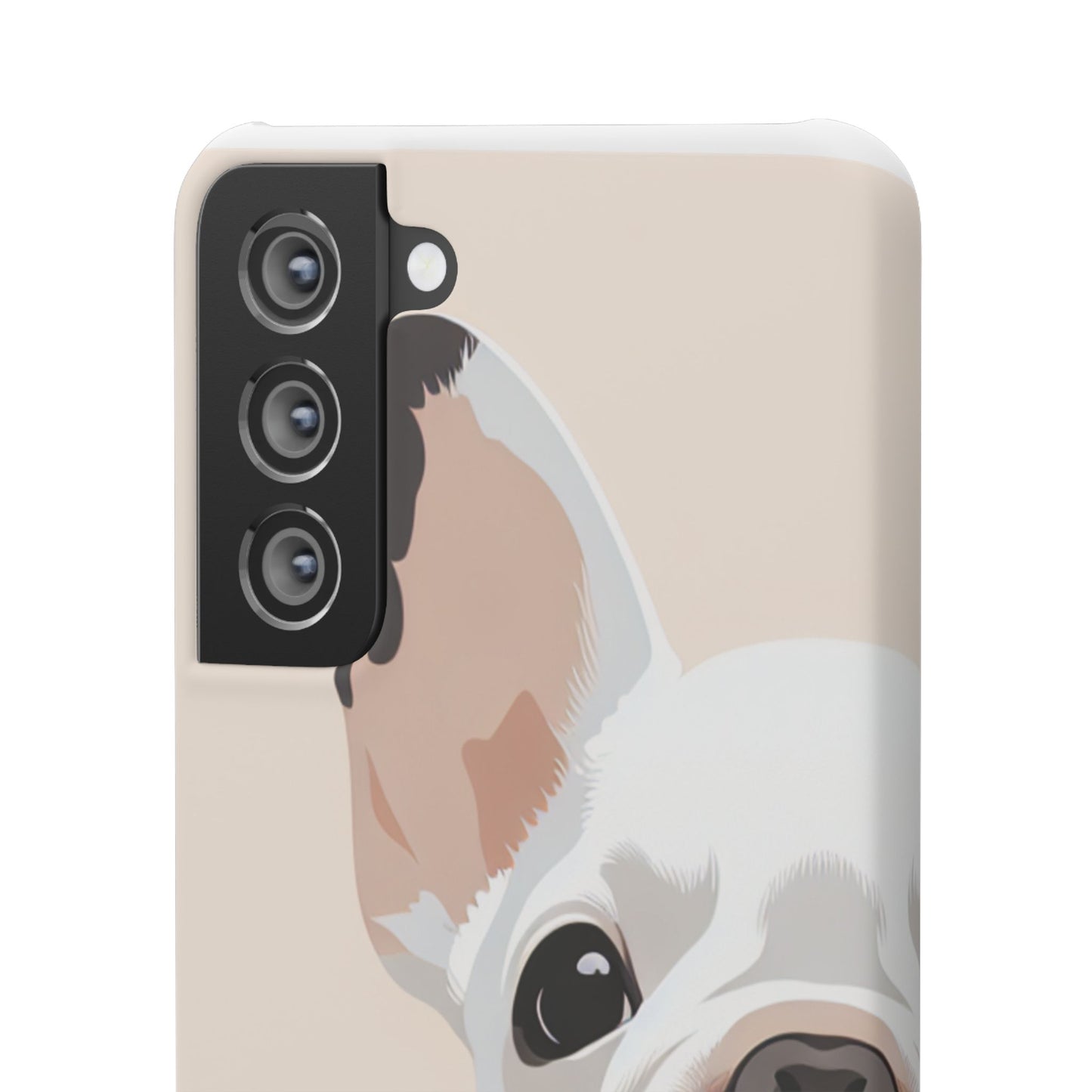 Phone Case - Cute White Frenchie Smartphone Cover