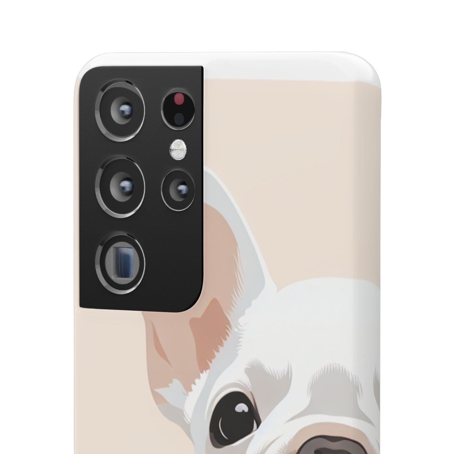 Phone Case - Cute White Frenchie Smartphone Cover