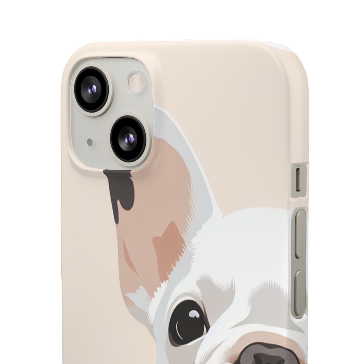 Phone Case - Cute White Frenchie Smartphone Cover