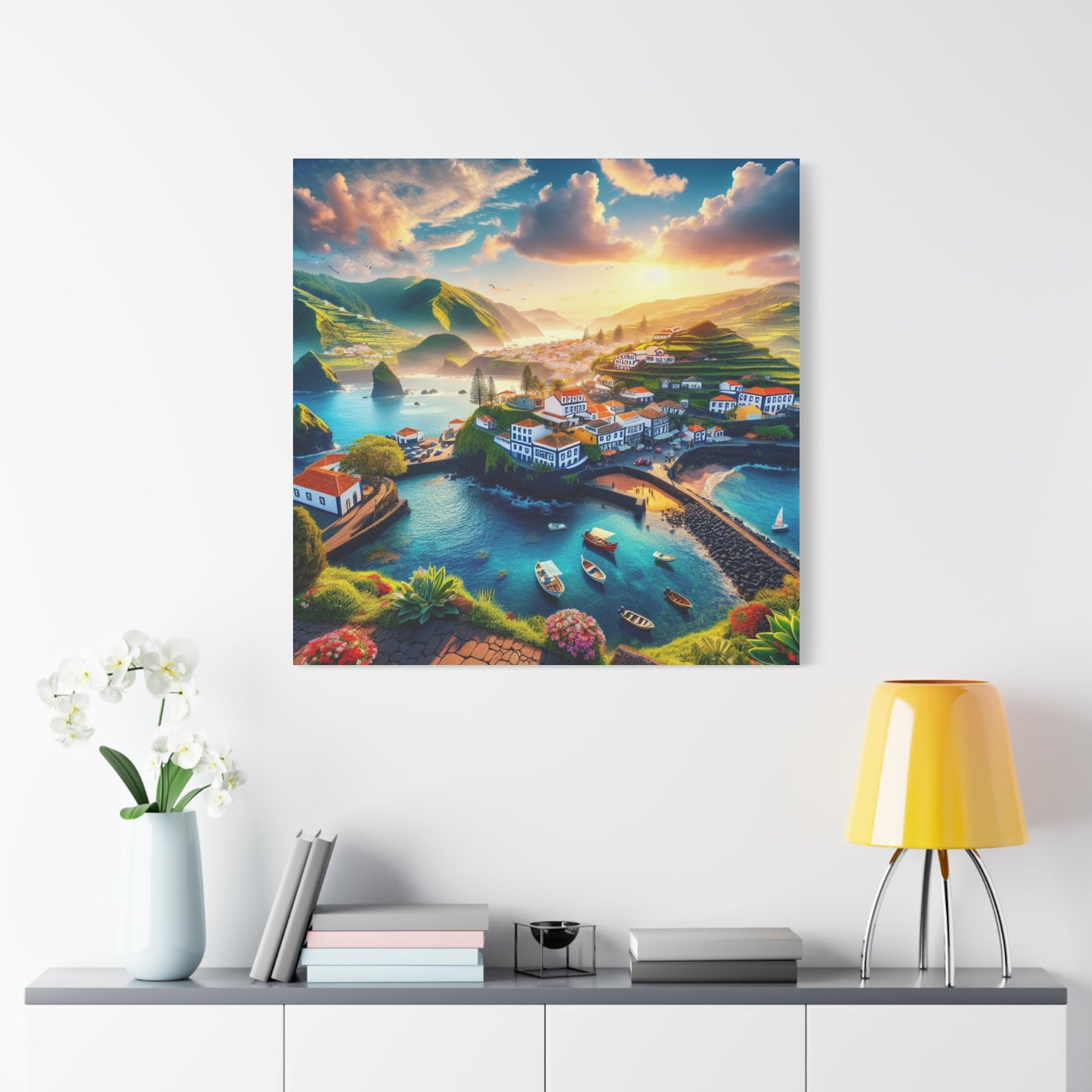 Canvas Print - Beautiful Landscape Drawing