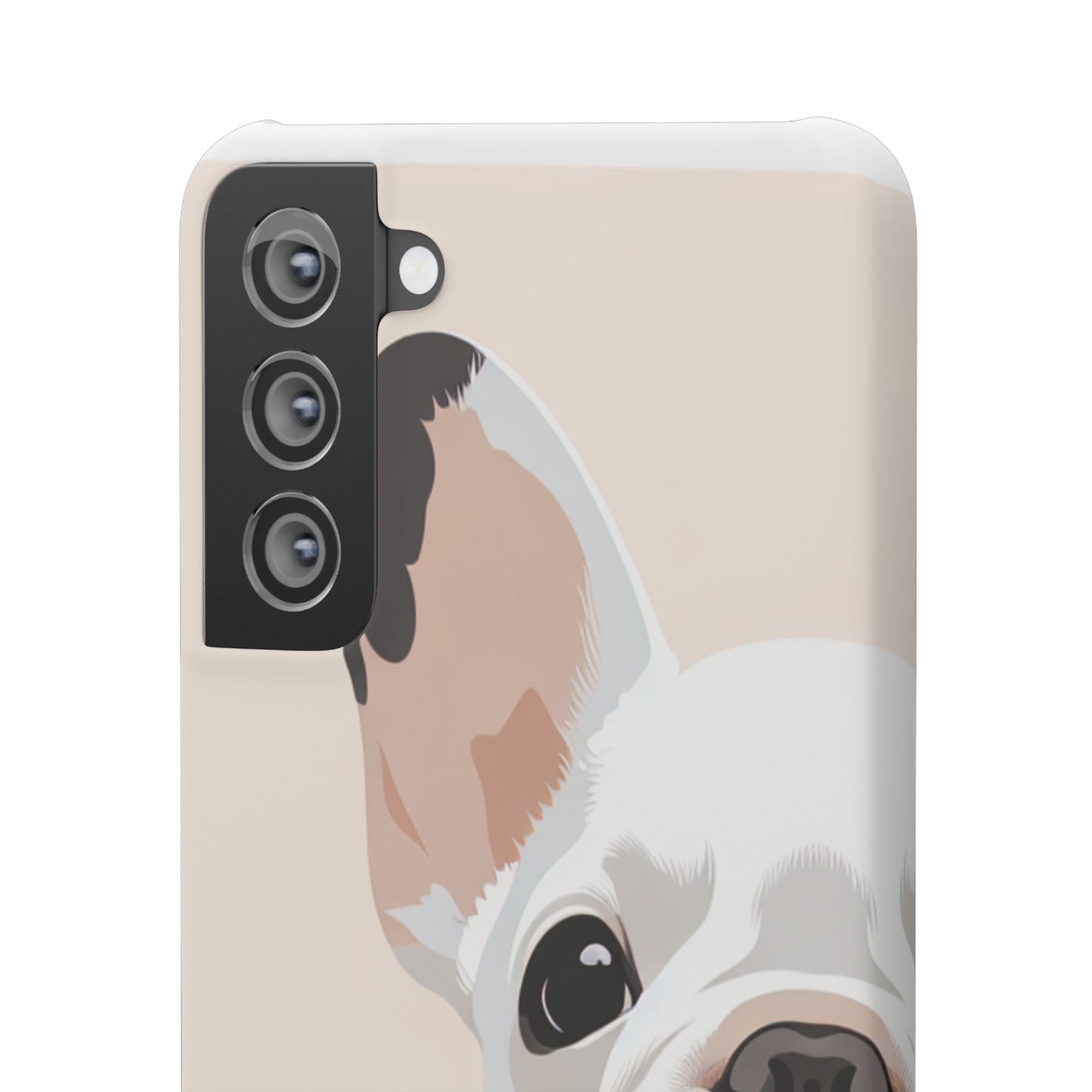Phone Case - Cute White Frenchie Smartphone Cover