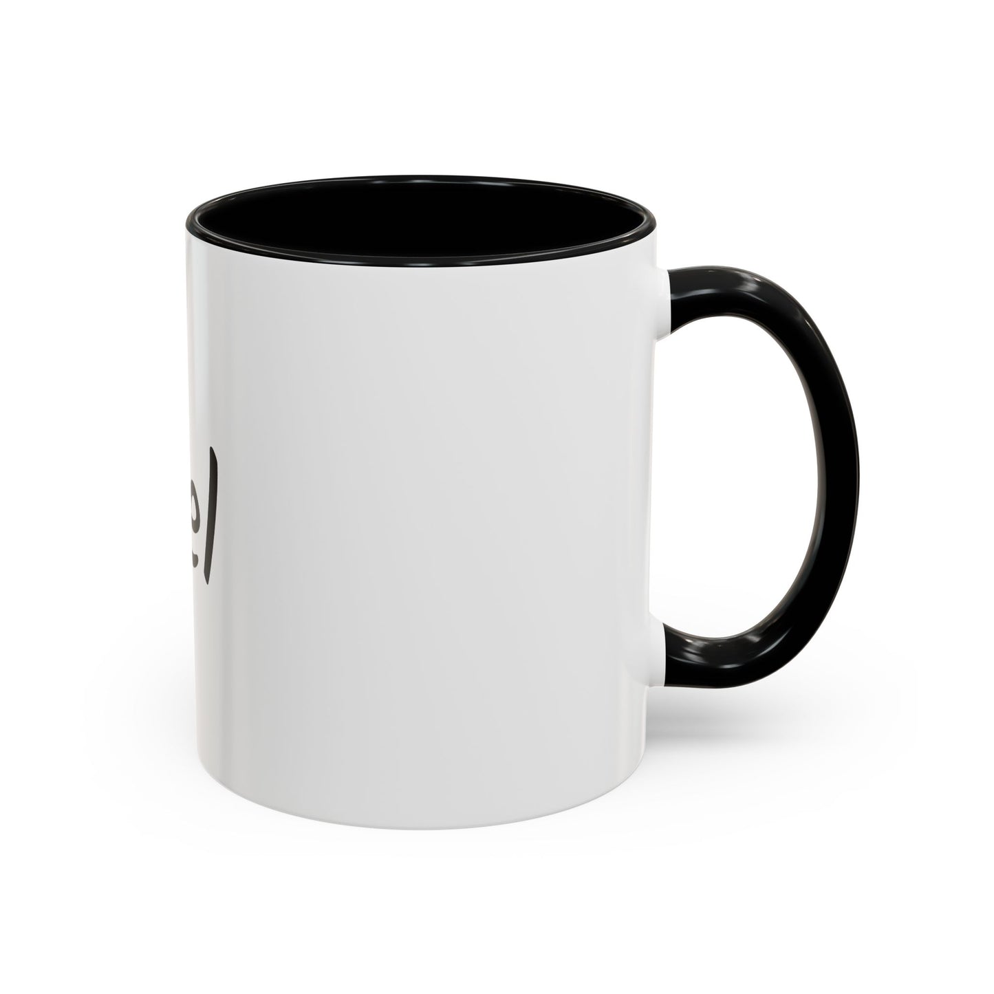 Personalized Names Accent Coffee Mug (11 oz)