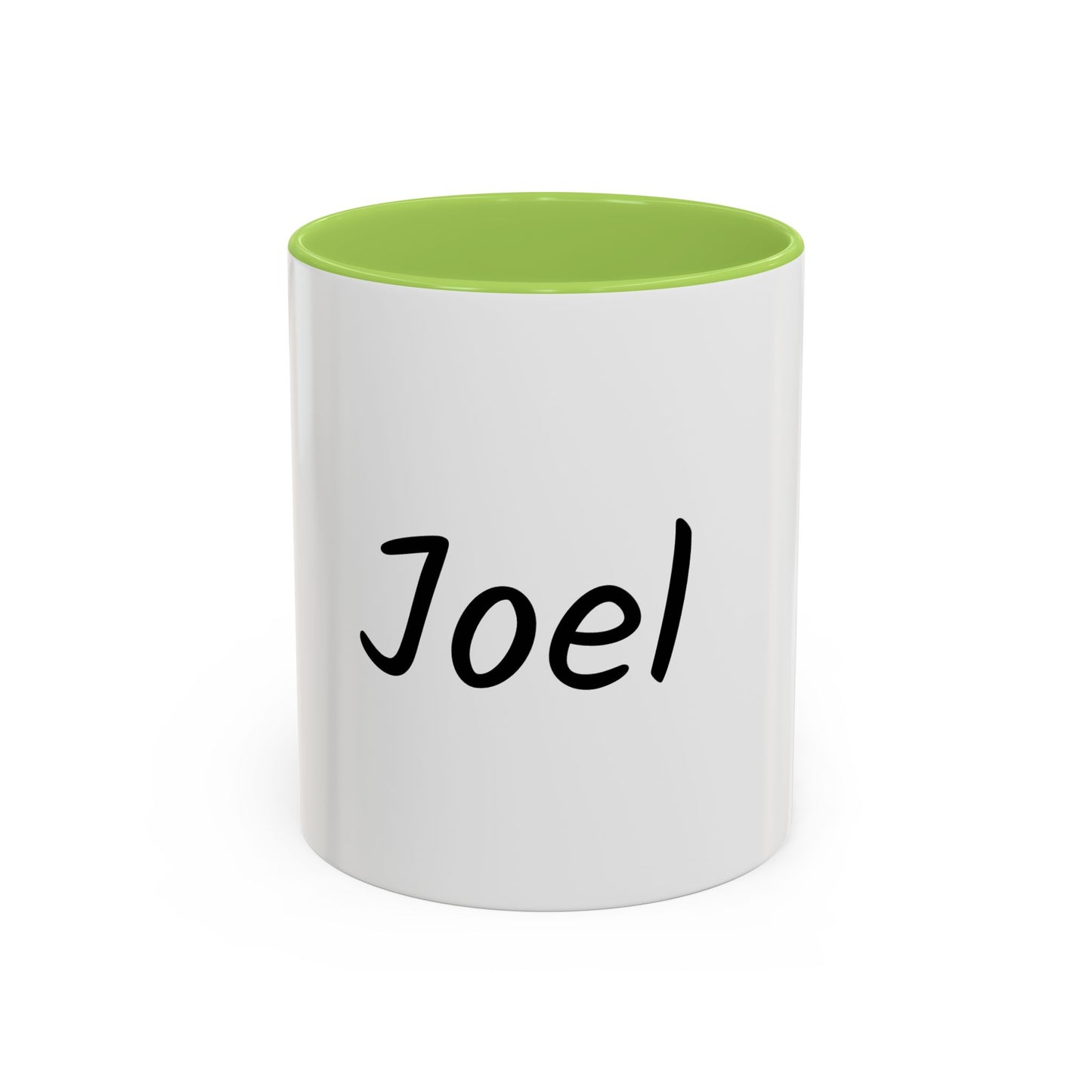 Personalized Names Accent Coffee Mug (11 oz)