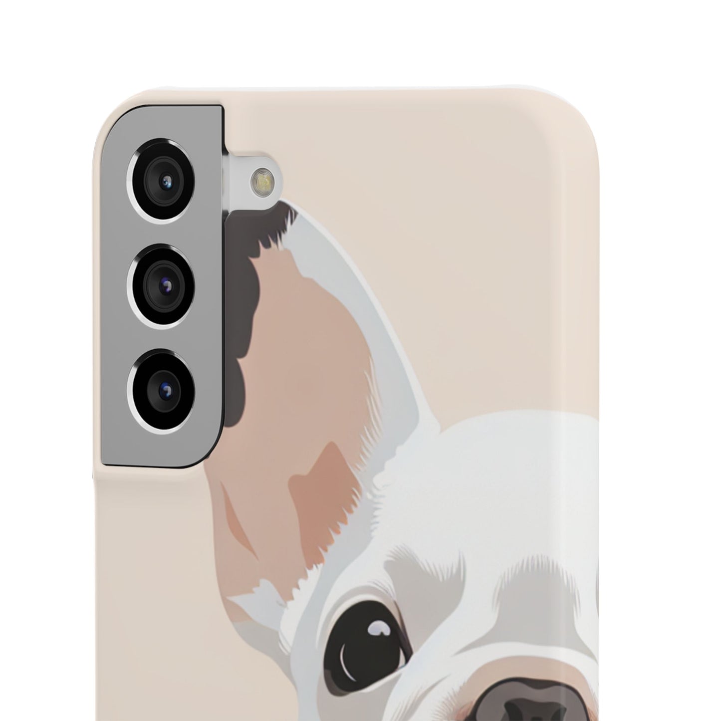 Phone Case - Cute White Frenchie Smartphone Cover