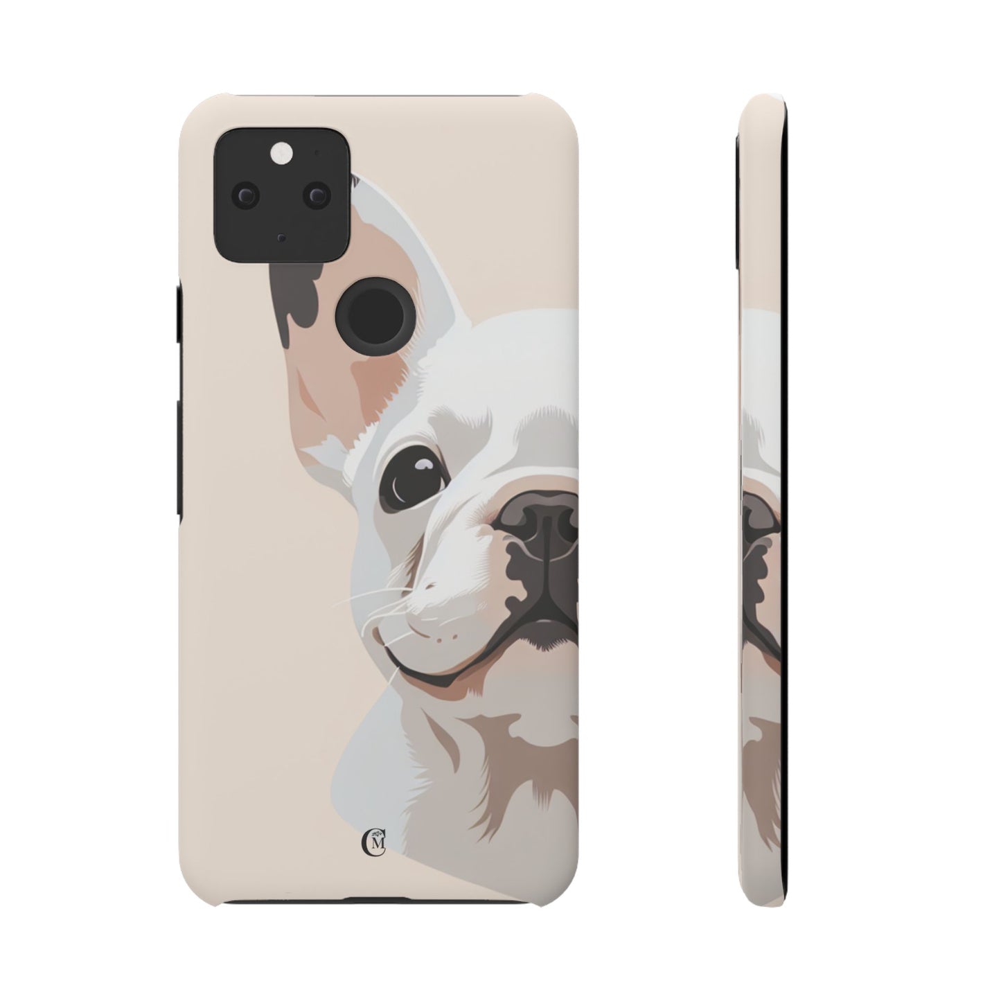 Phone Case - Cute White Frenchie Smartphone Cover