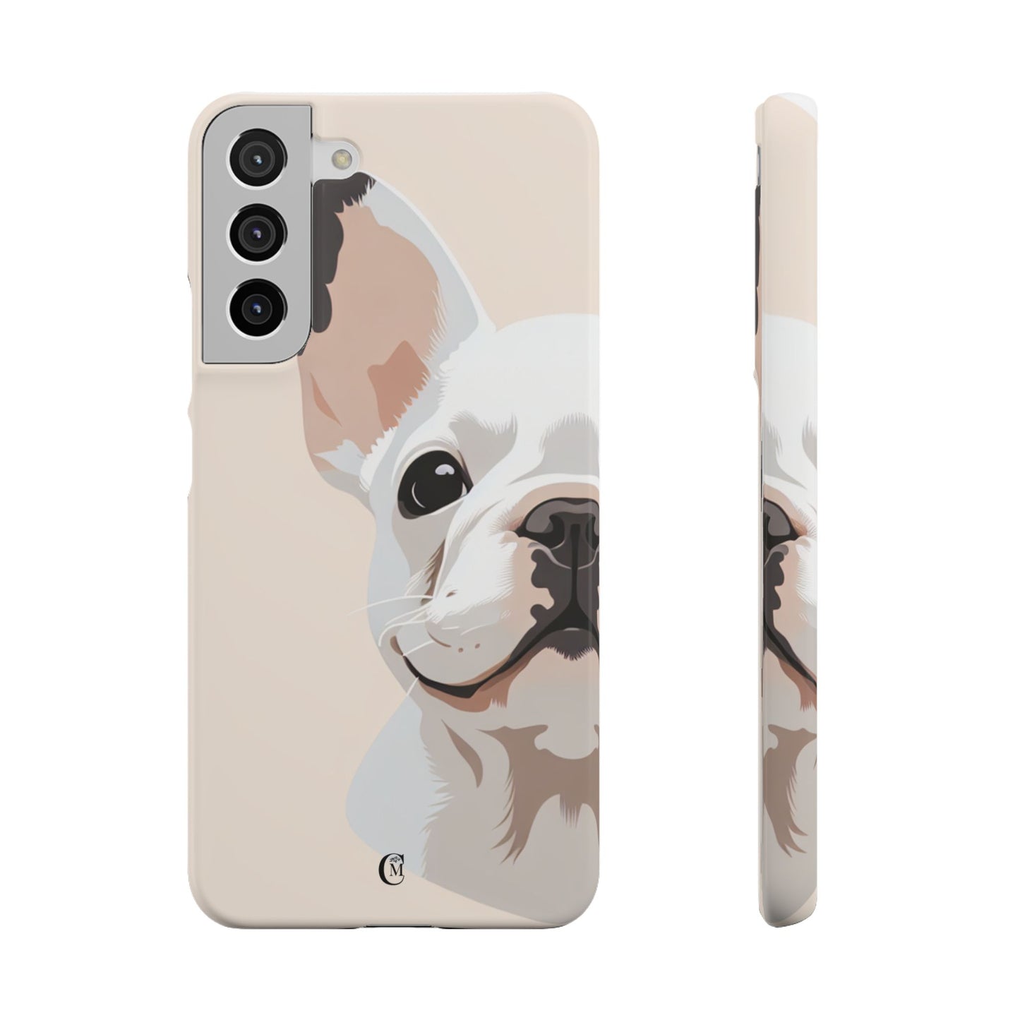 Phone Case - Cute White Frenchie Smartphone Cover