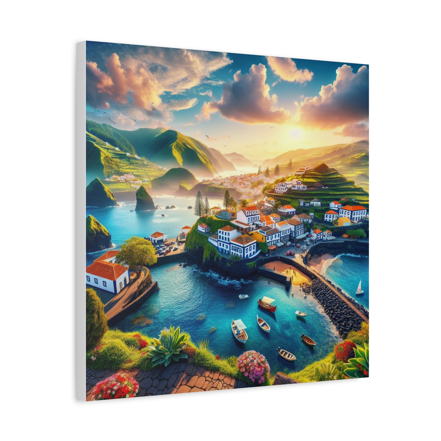 Canvas Print - Beautiful Landscape Drawing