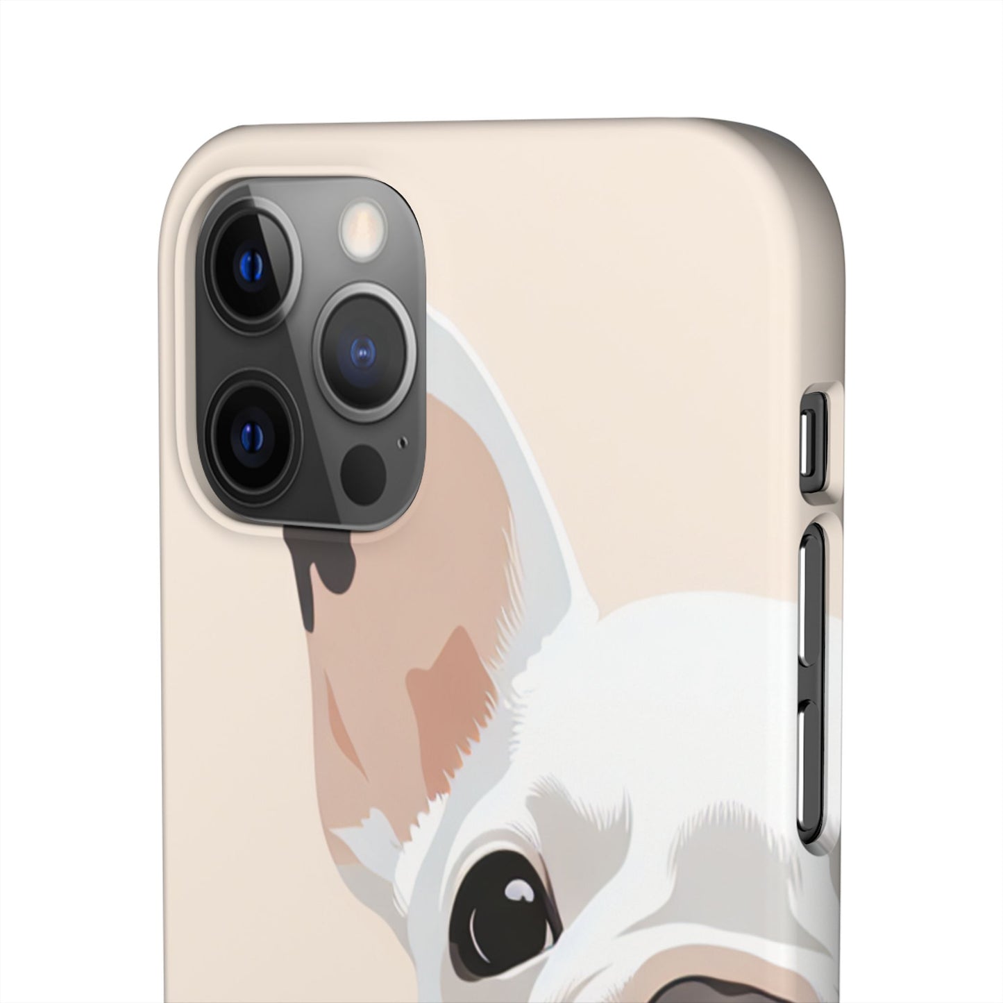 Phone Case - Cute White Frenchie Smartphone Cover