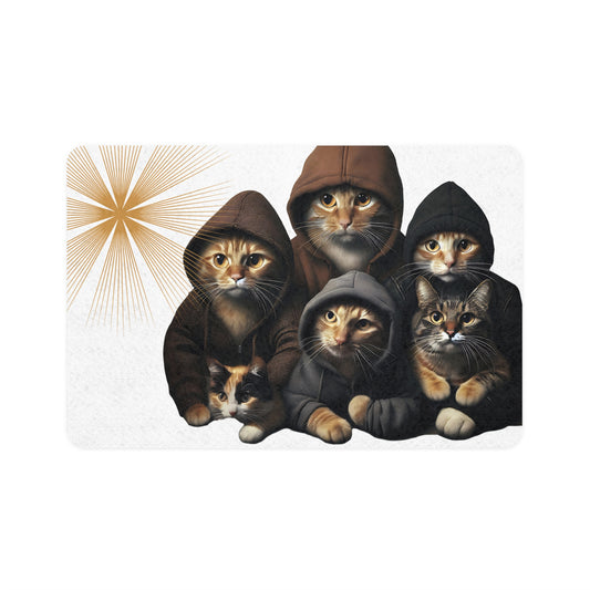 Pet Food Mat (12x18) - Gangsta cats