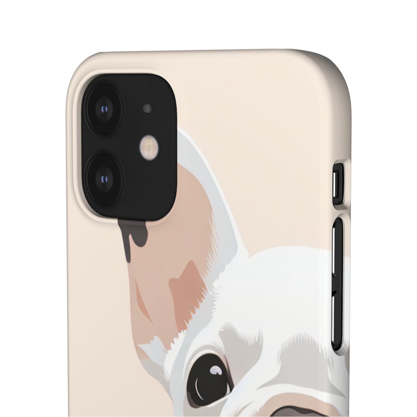 Phone Case - Cute White Frenchie Smartphone Cover