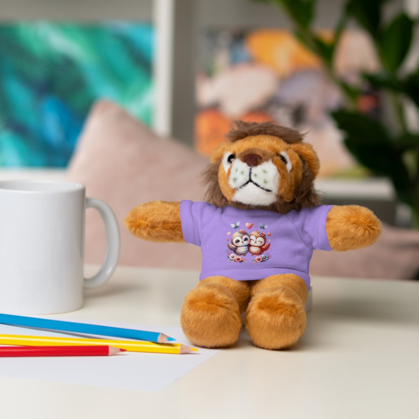 Stuffed Animals with custom Tee