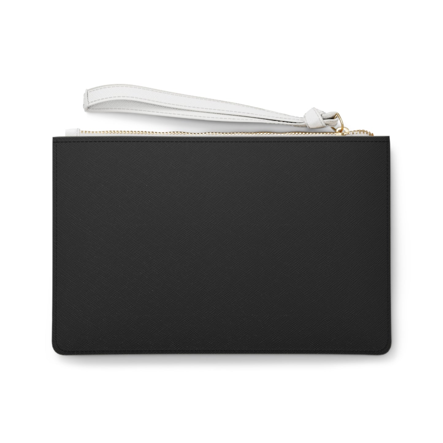 Black Clutch Bag with Kind Message for Makeup and Everyday Products