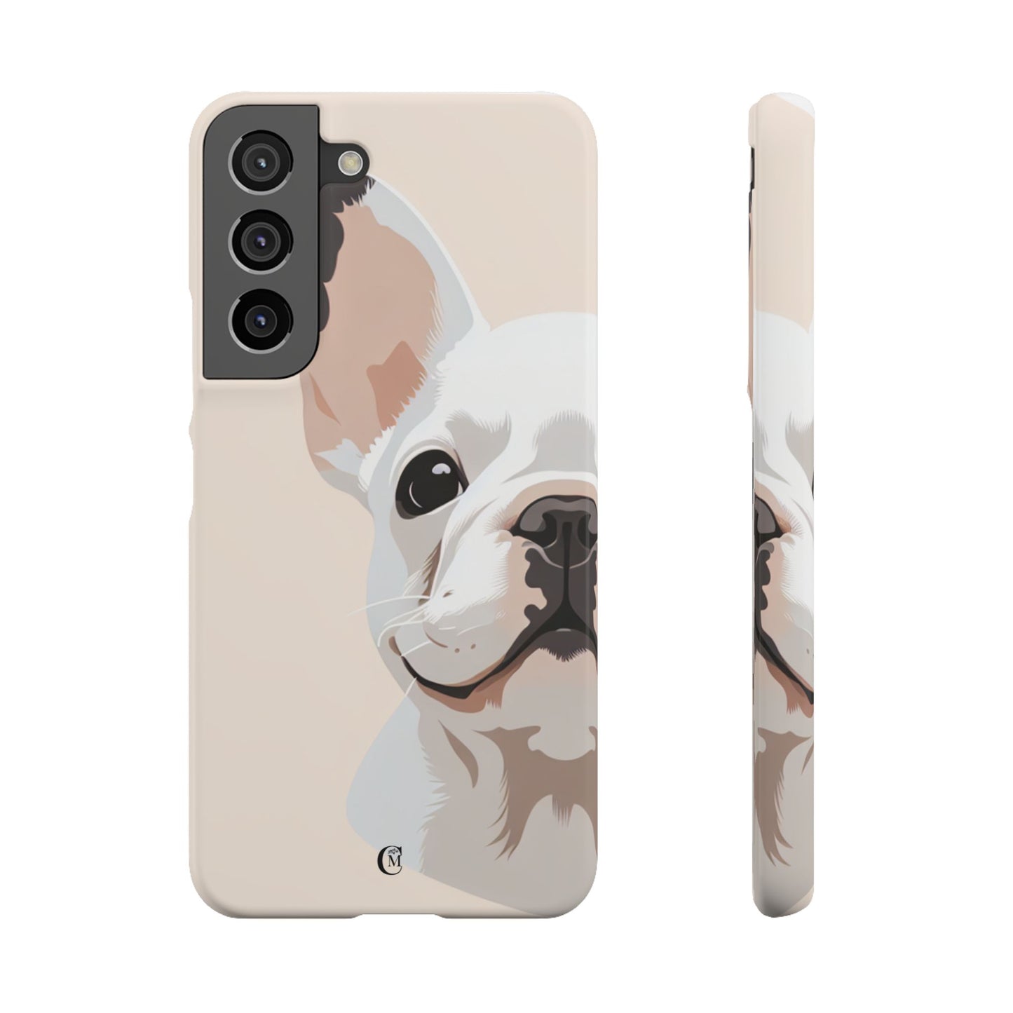 Phone Case - Cute White Frenchie Smartphone Cover