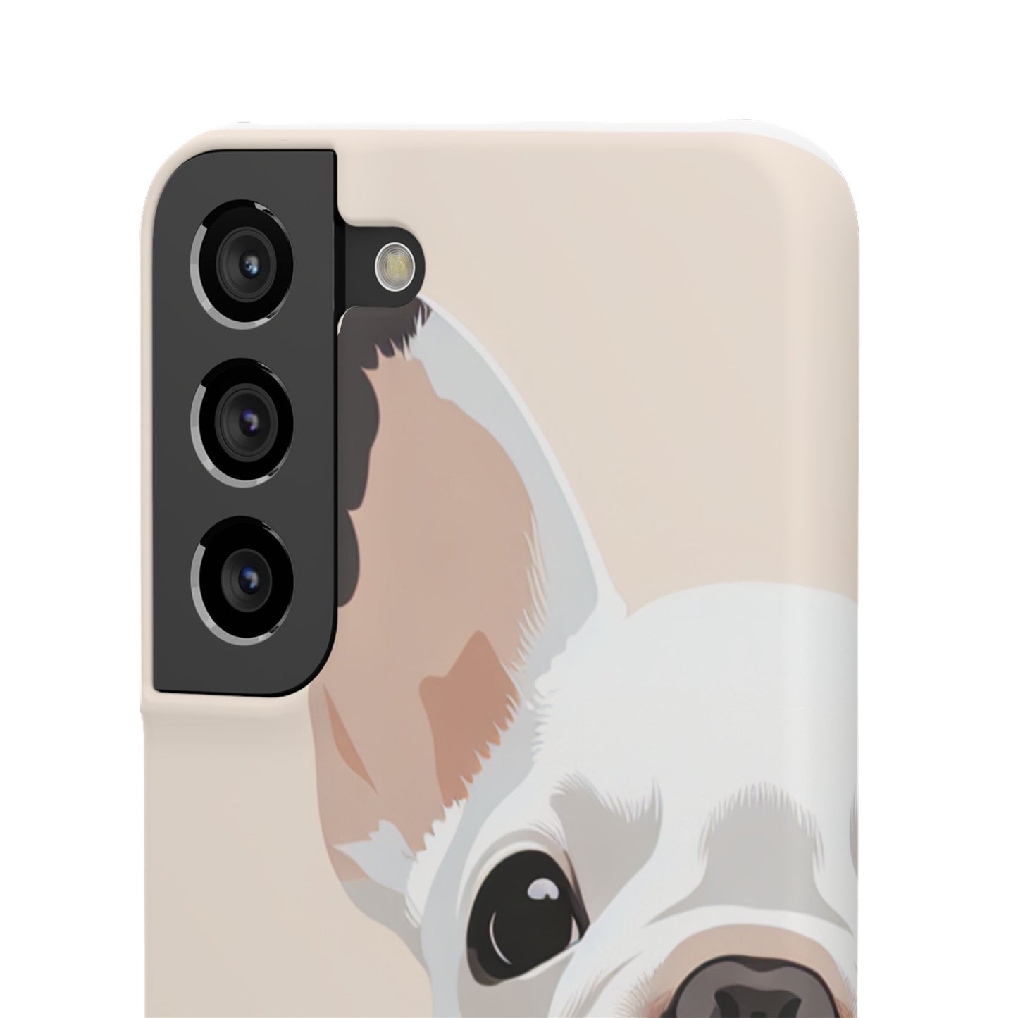 Phone Case - Cute White Frenchie Smartphone Cover