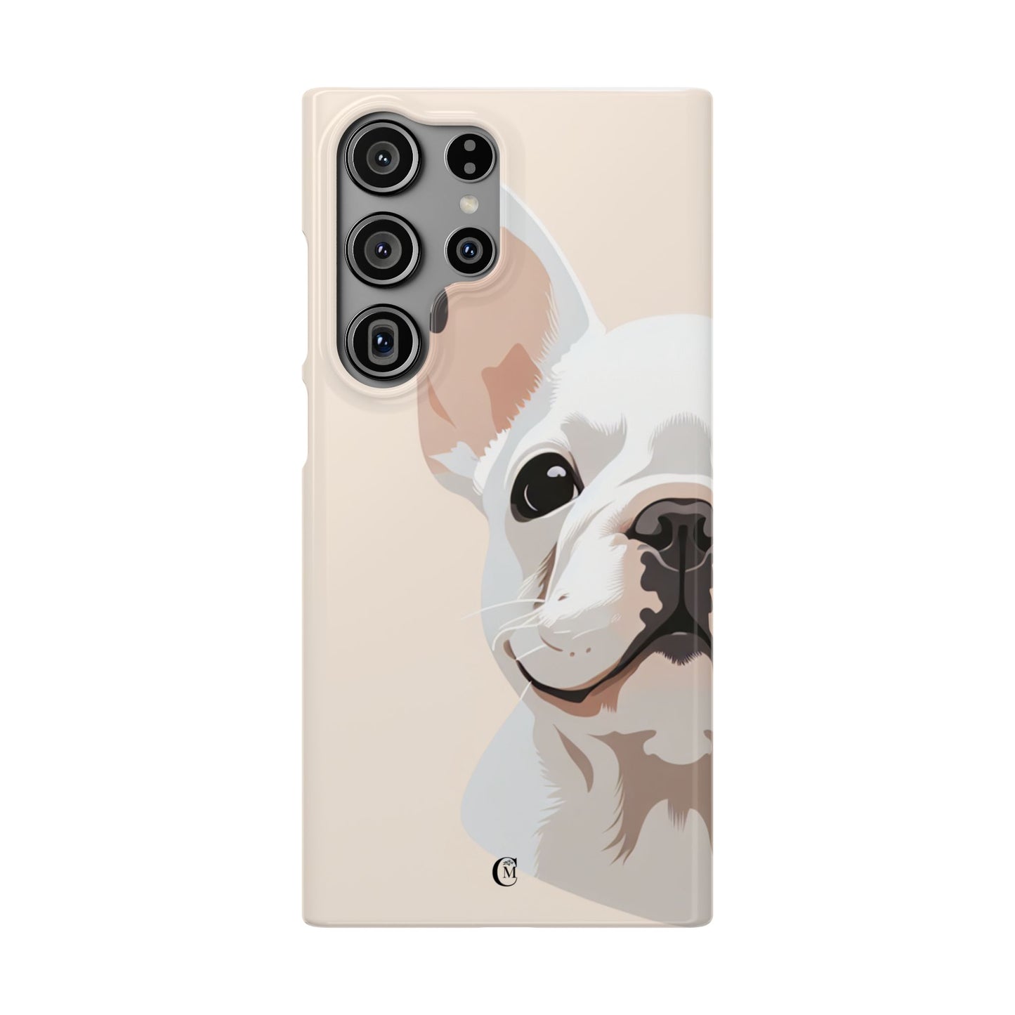 Phone Case - Cute White Frenchie Smartphone Cover