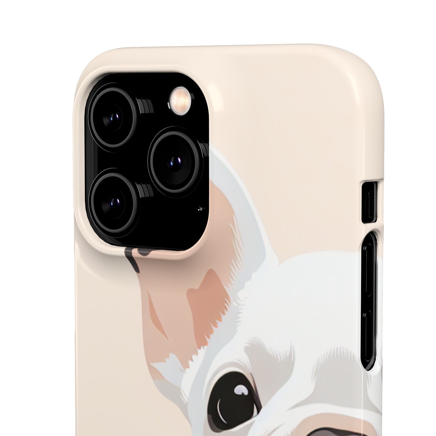Phone Case - Cute White Frenchie Smartphone Cover