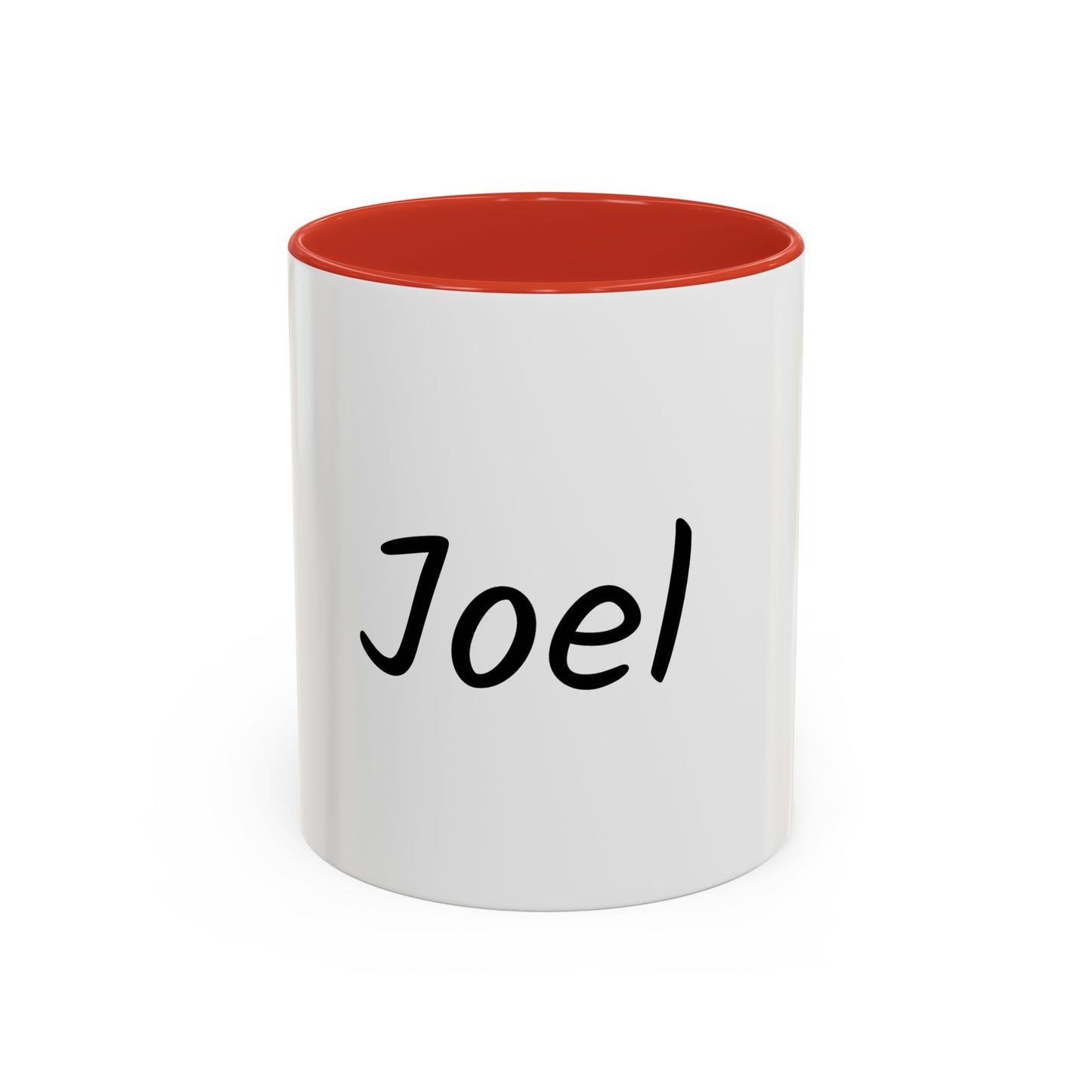 Personalized Names Accent Coffee Mug (11 oz)