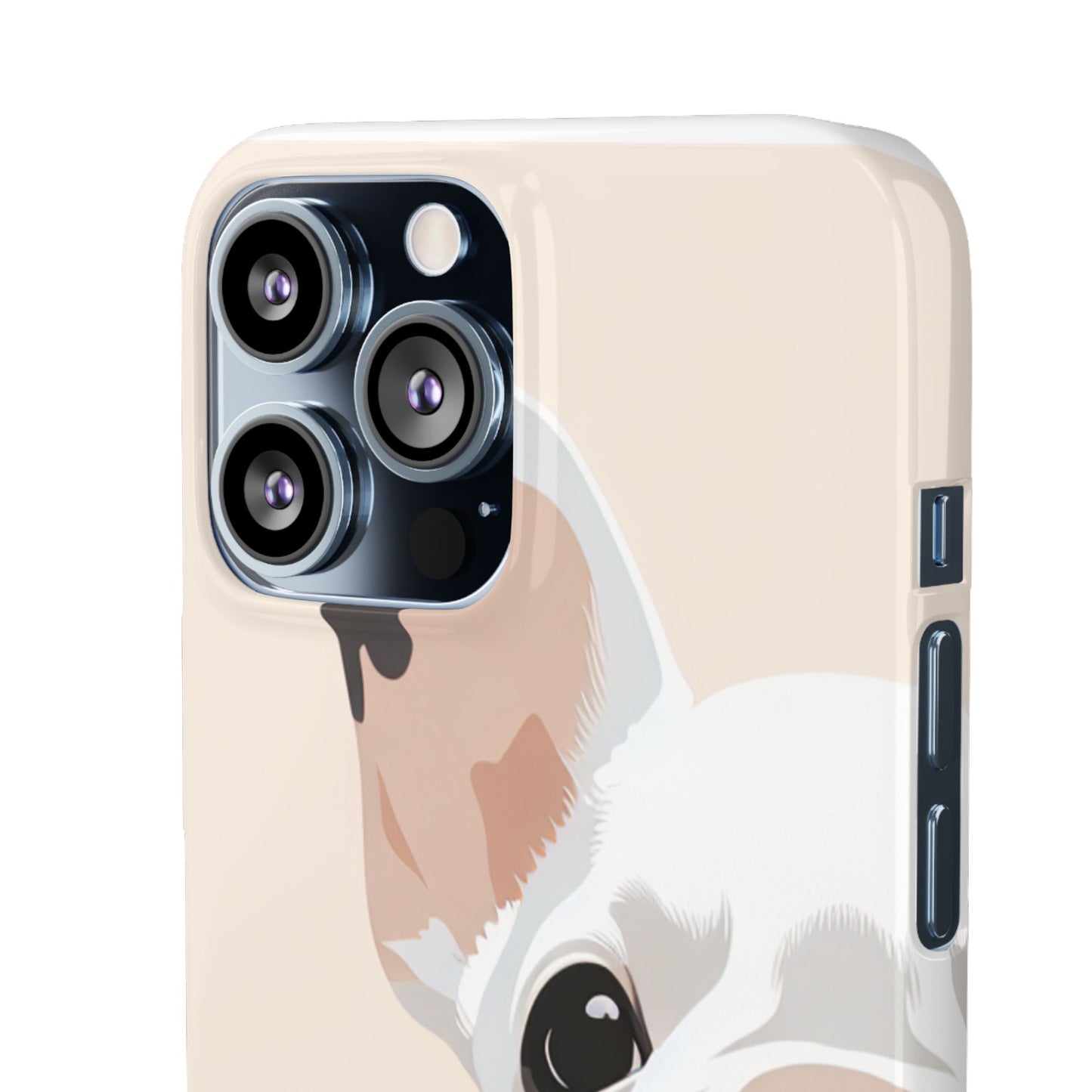 Phone Case - Cute White Frenchie Smartphone Cover