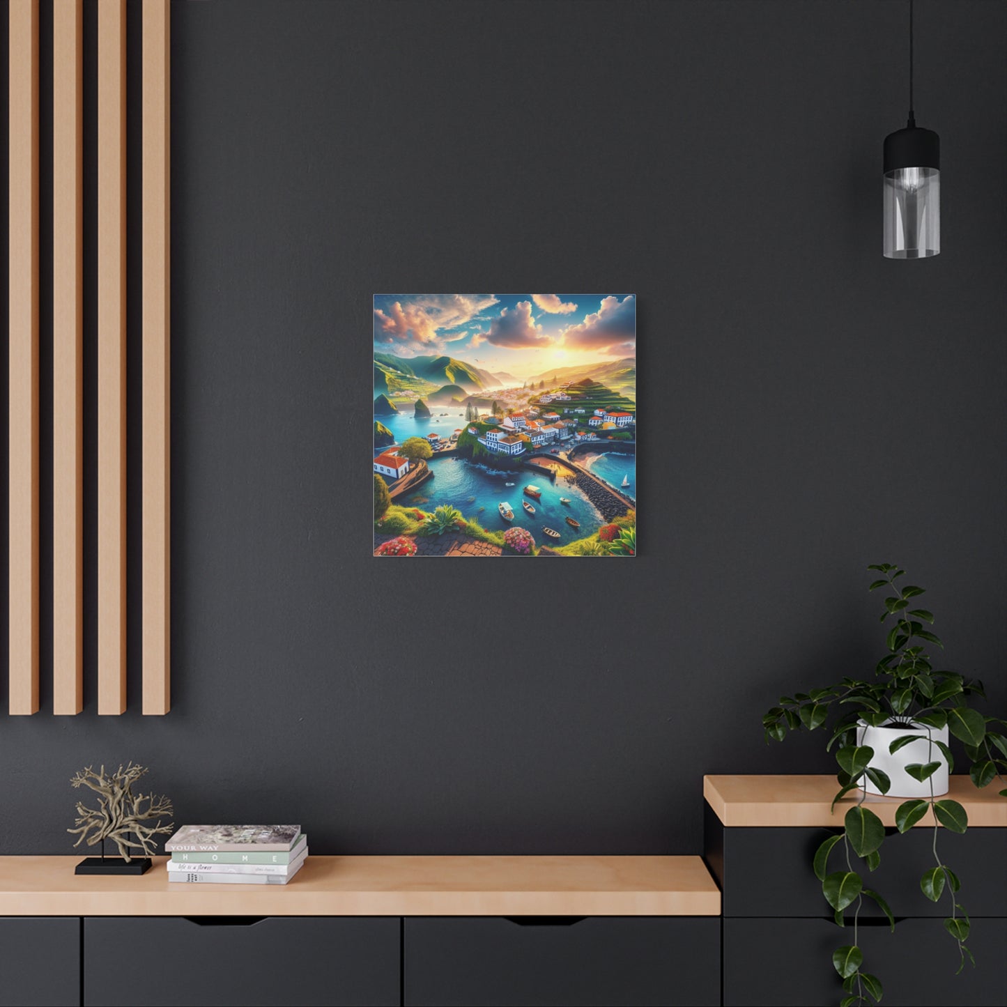 Canvas Print - Beautiful Landscape Drawing