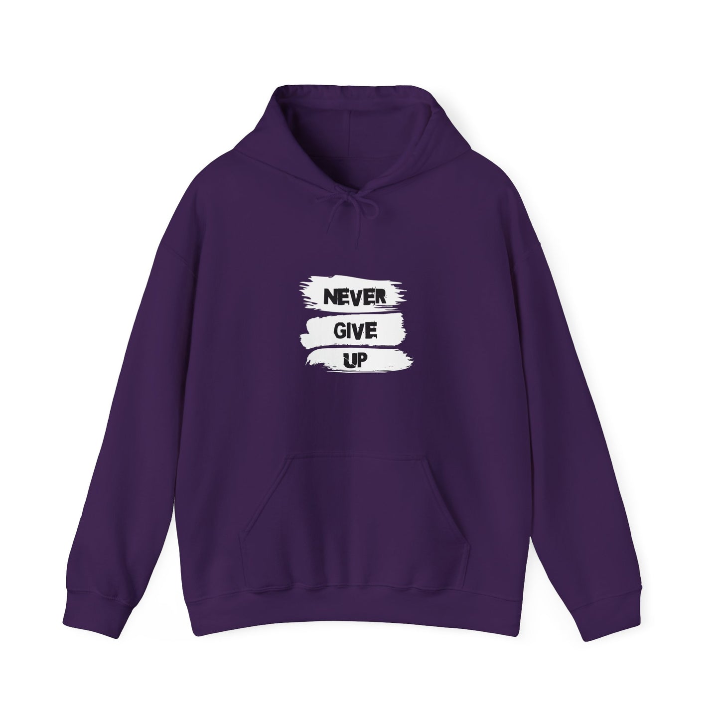 Never Give up Hooded Sweatshirt