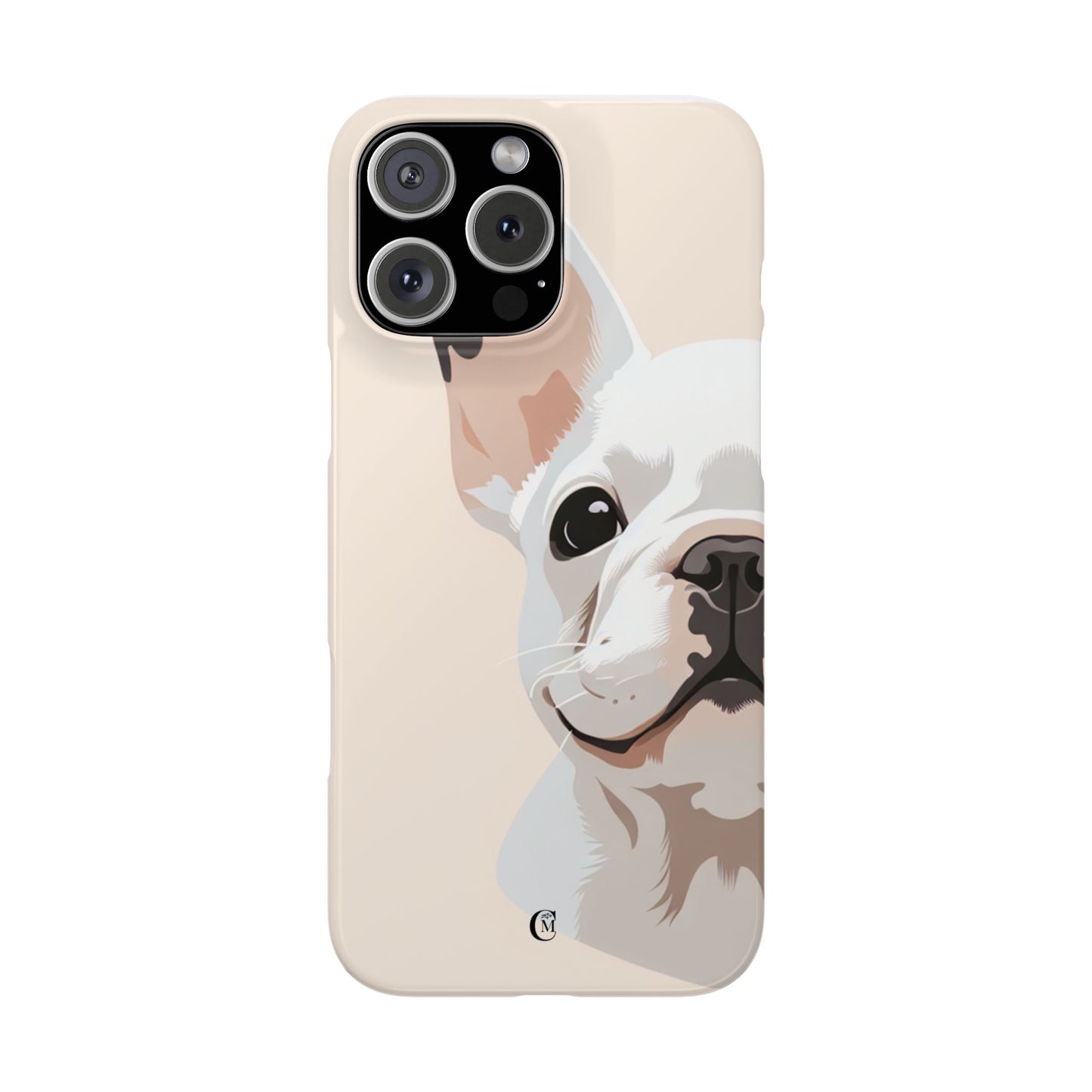Phone Case - Cute White Frenchie Smartphone Cover