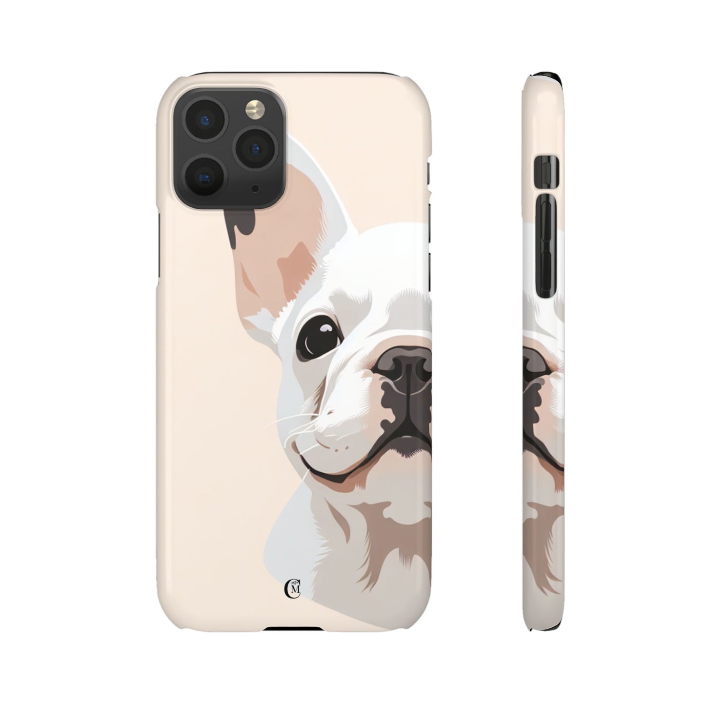 Phone Case - Cute White Frenchie Smartphone Cover