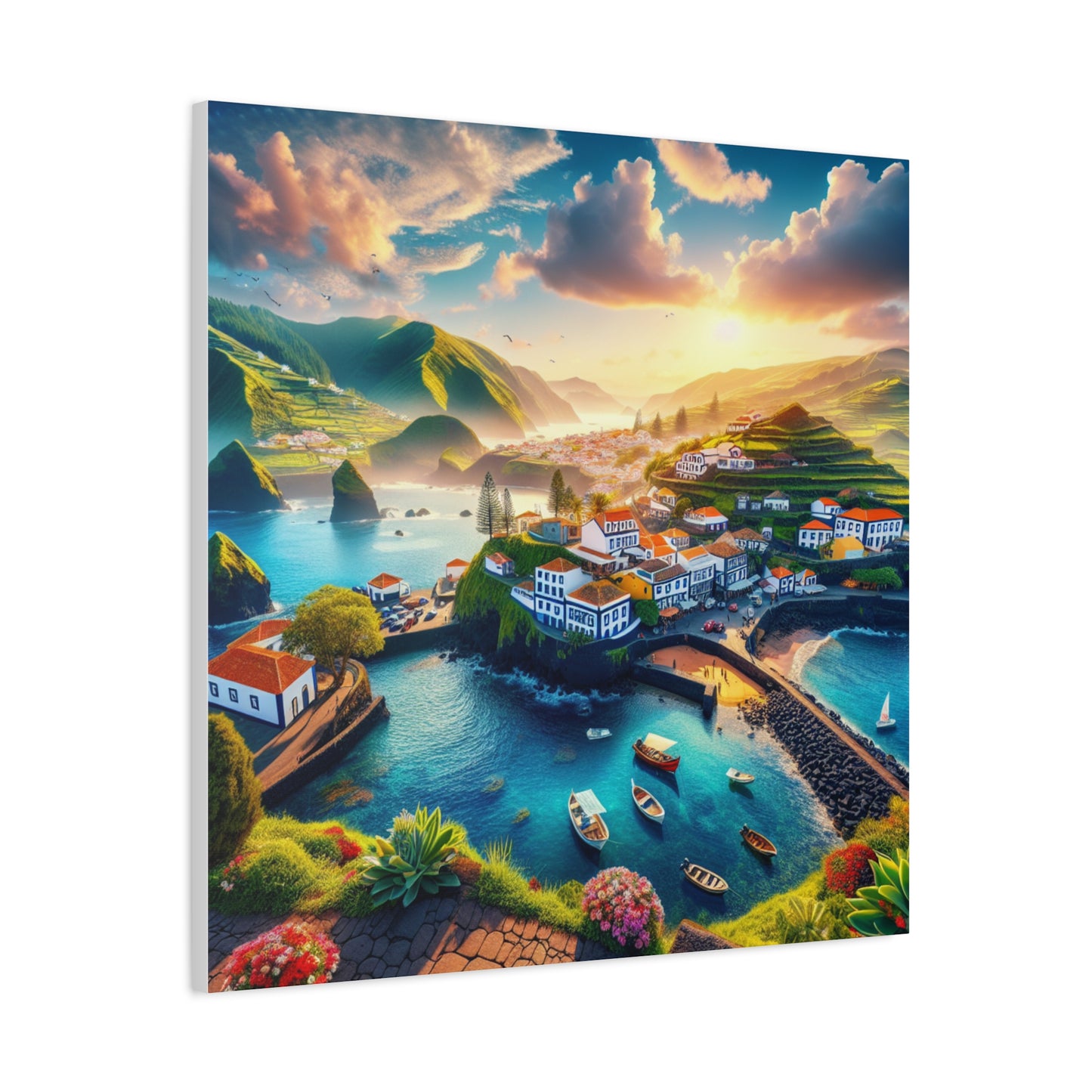 Canvas Print - Beautiful Landscape Drawing