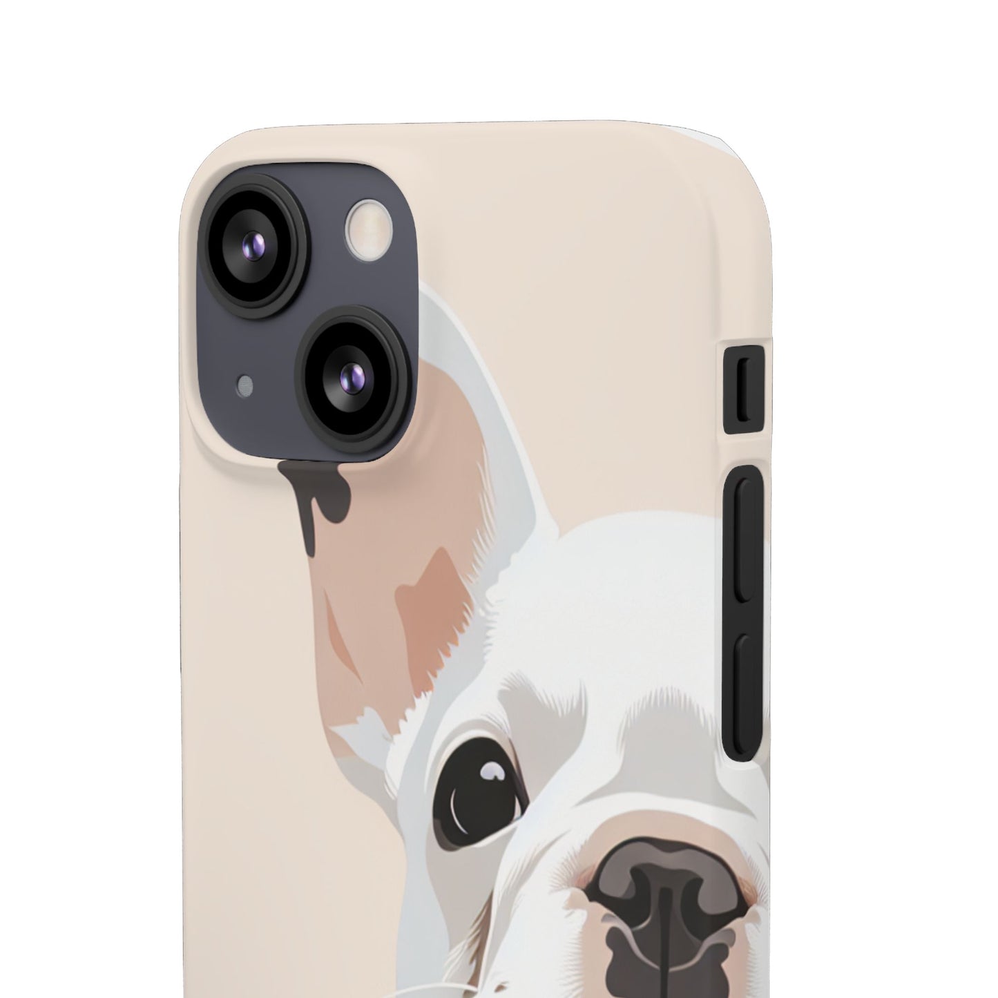 Phone Case - Cute White Frenchie Smartphone Cover