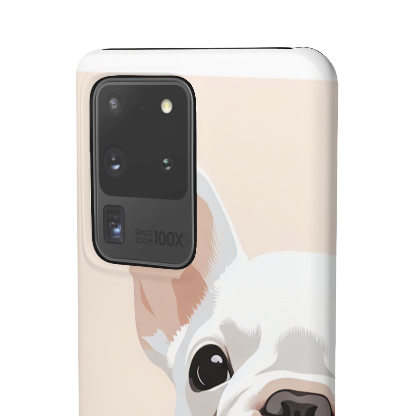 Phone Case - Cute White Frenchie Smartphone Cover
