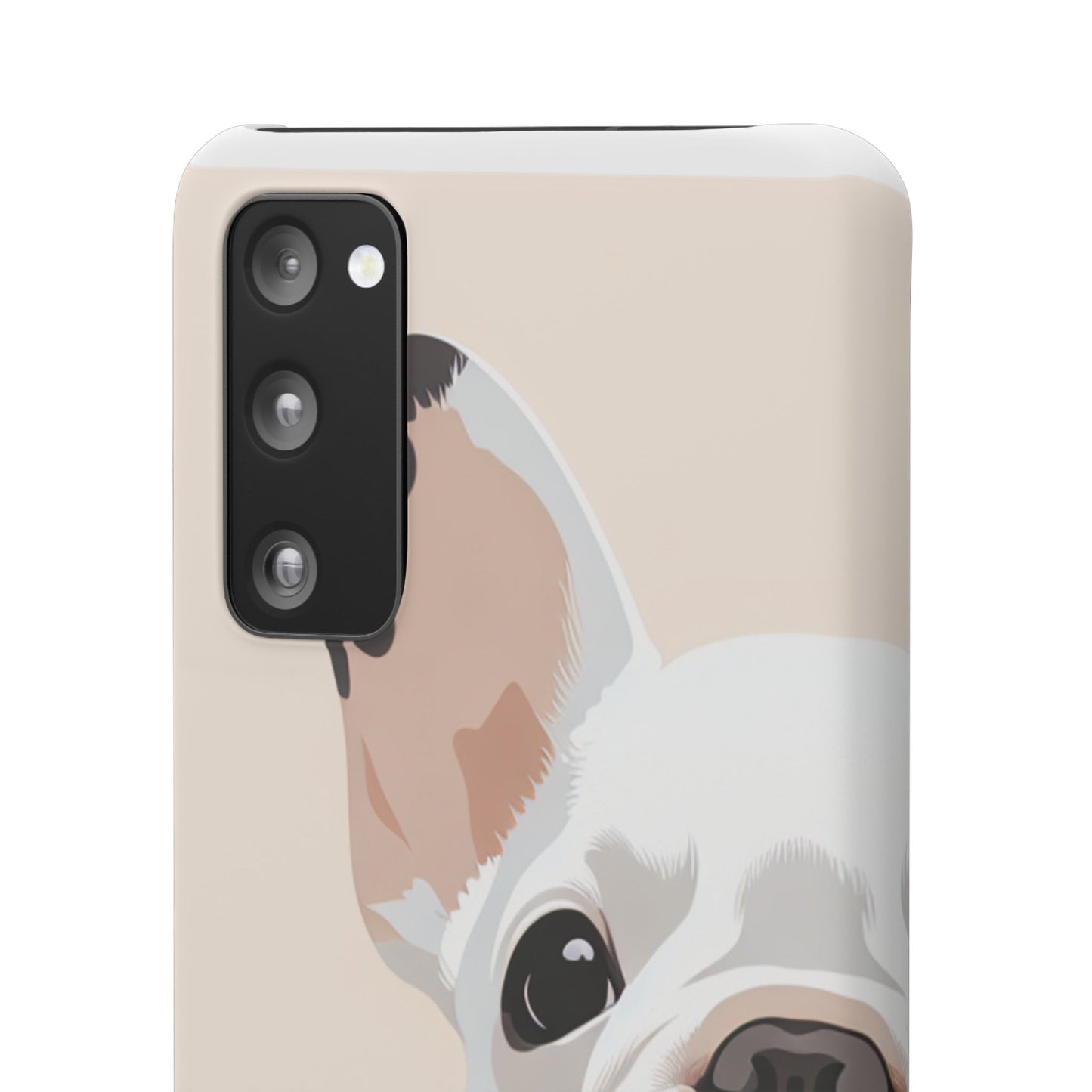 Phone Case - Cute White Frenchie Smartphone Cover