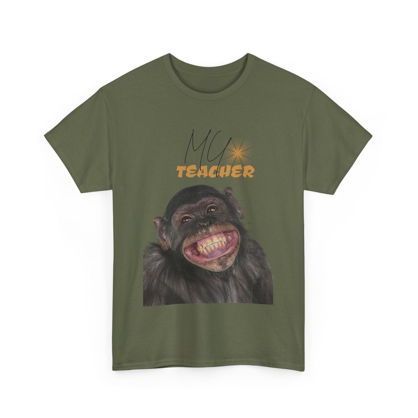 Funny Monkey Teacher Unisex Tee