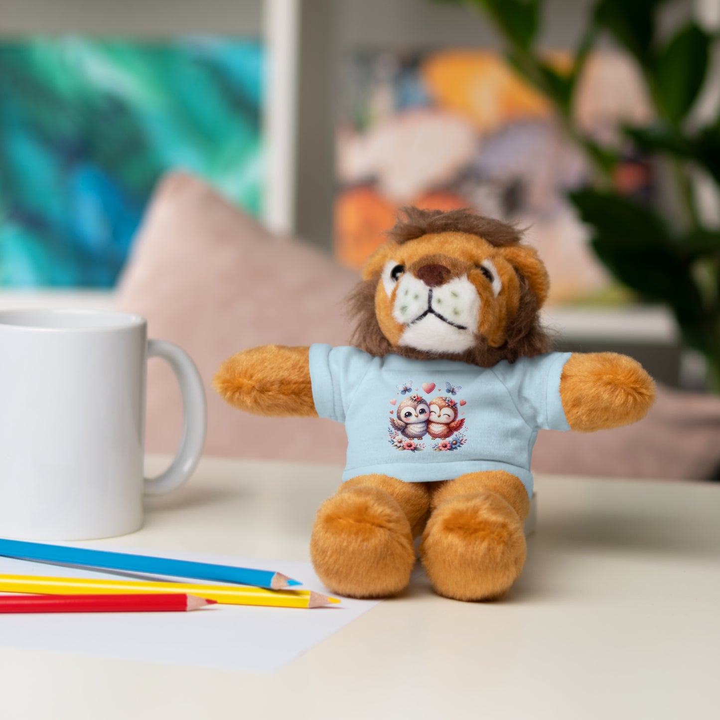 Stuffed Animals with custom Tee