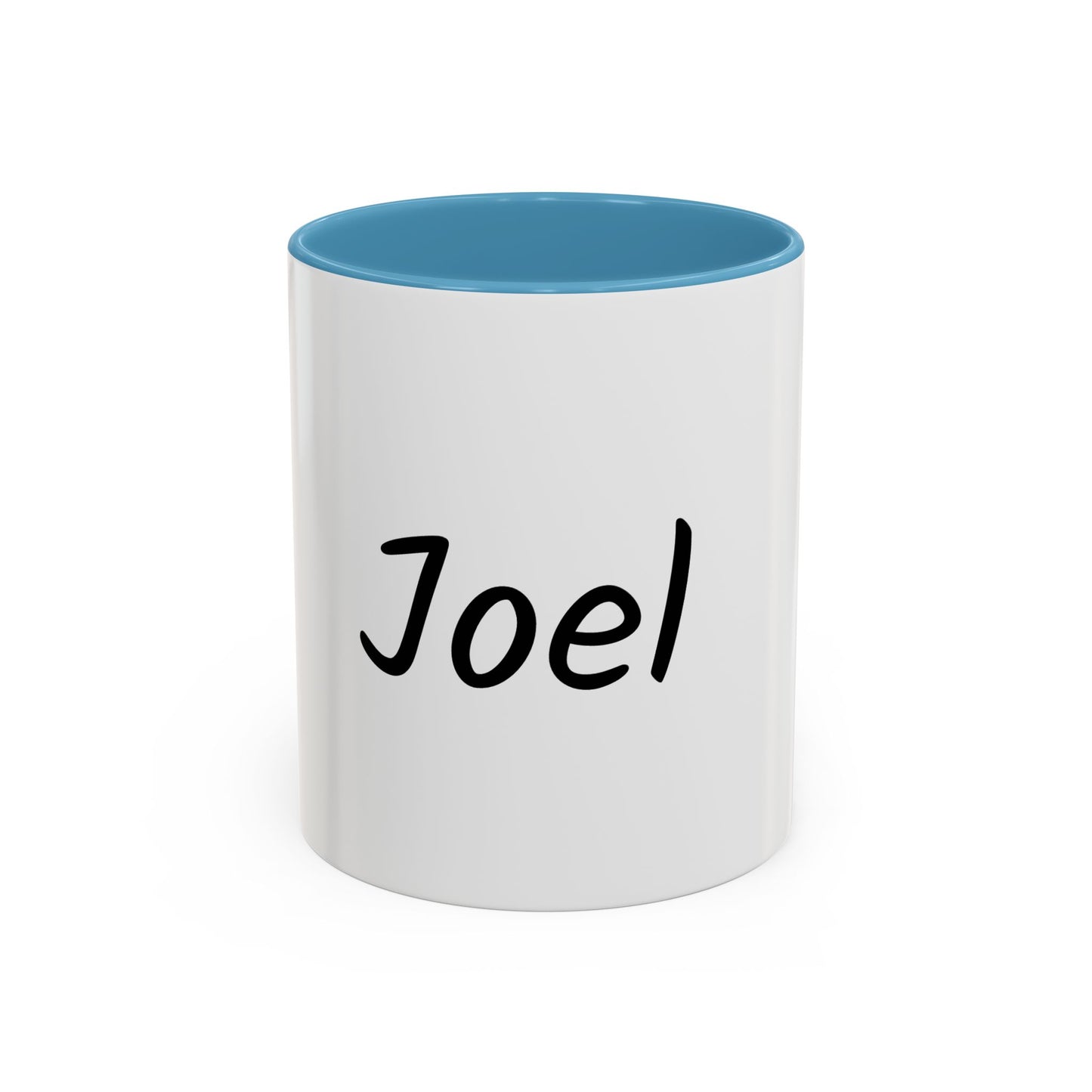 Personalized Names Accent Coffee Mug (11 oz)