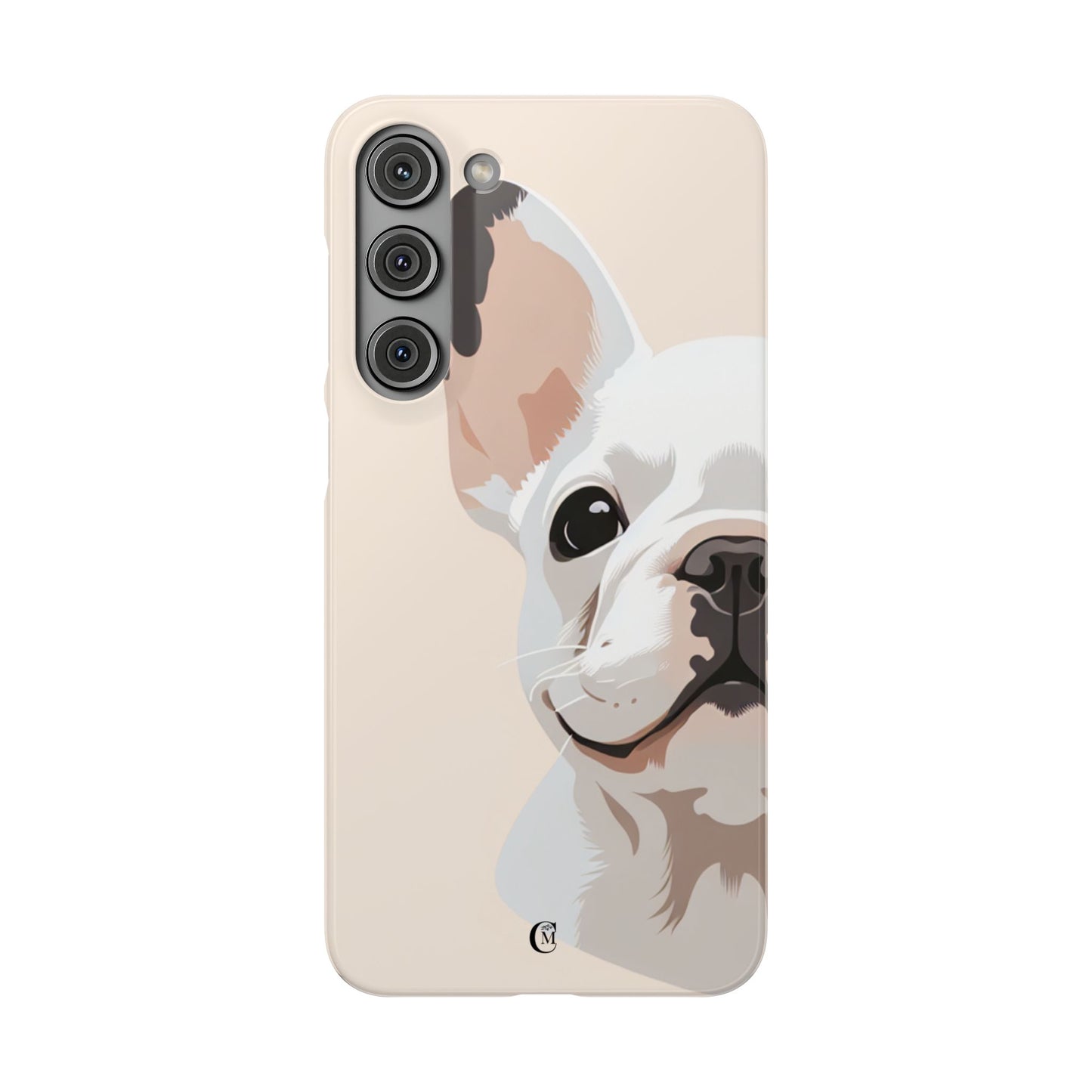 Phone Case - Cute White Frenchie Smartphone Cover