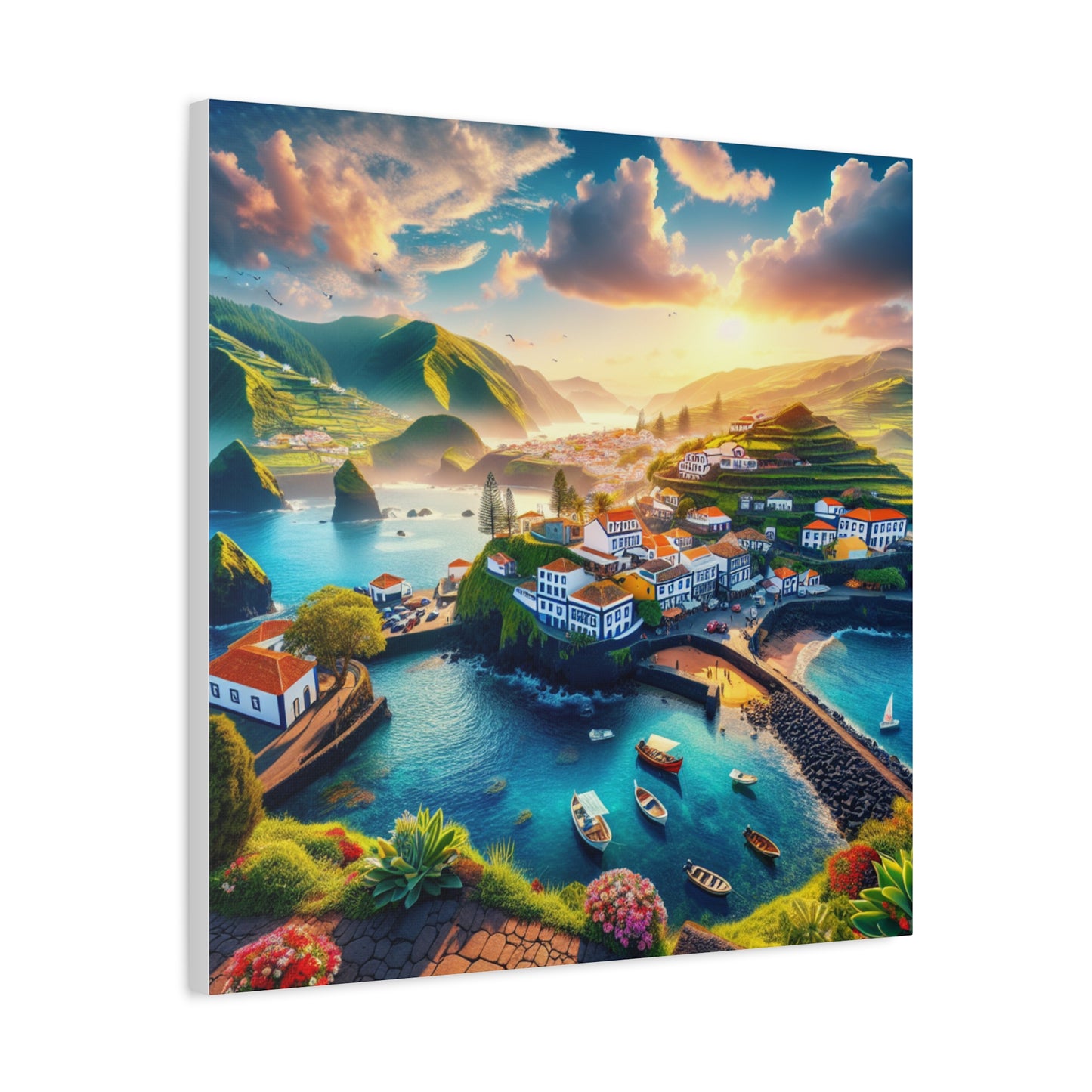 Canvas Print - Beautiful Landscape Drawing