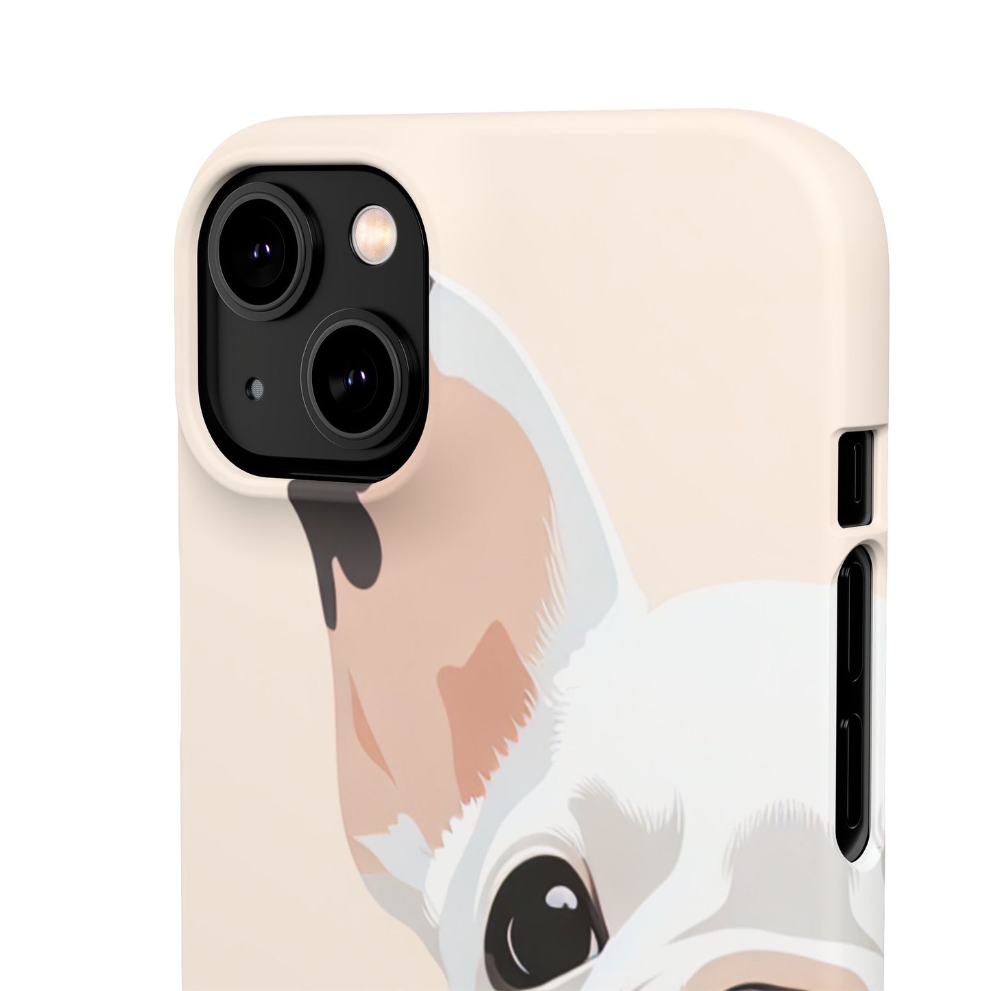 Phone Case - Cute White Frenchie Smartphone Cover