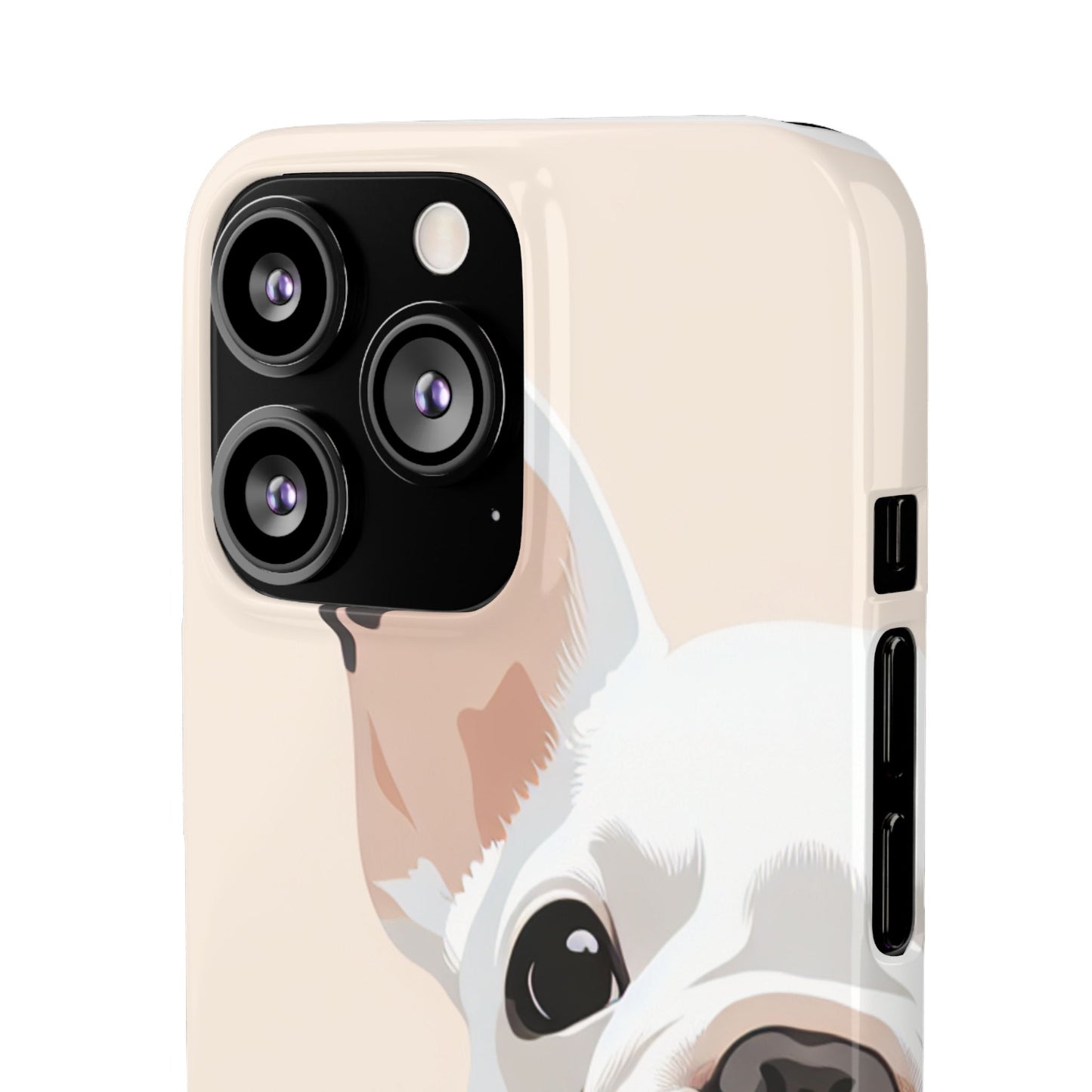 Phone Case - Cute White Frenchie Smartphone Cover