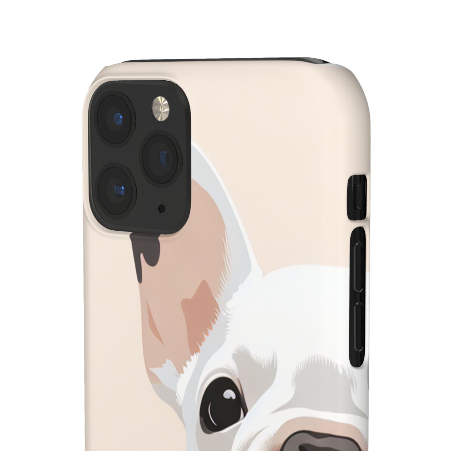 Phone Case - Cute White Frenchie Smartphone Cover