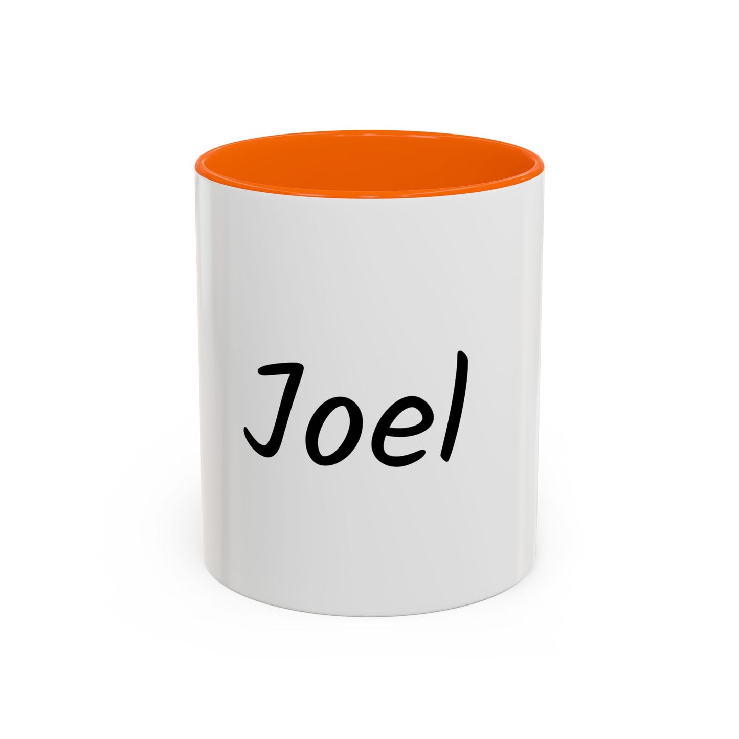 Personalized Names Accent Coffee Mug (11 oz)