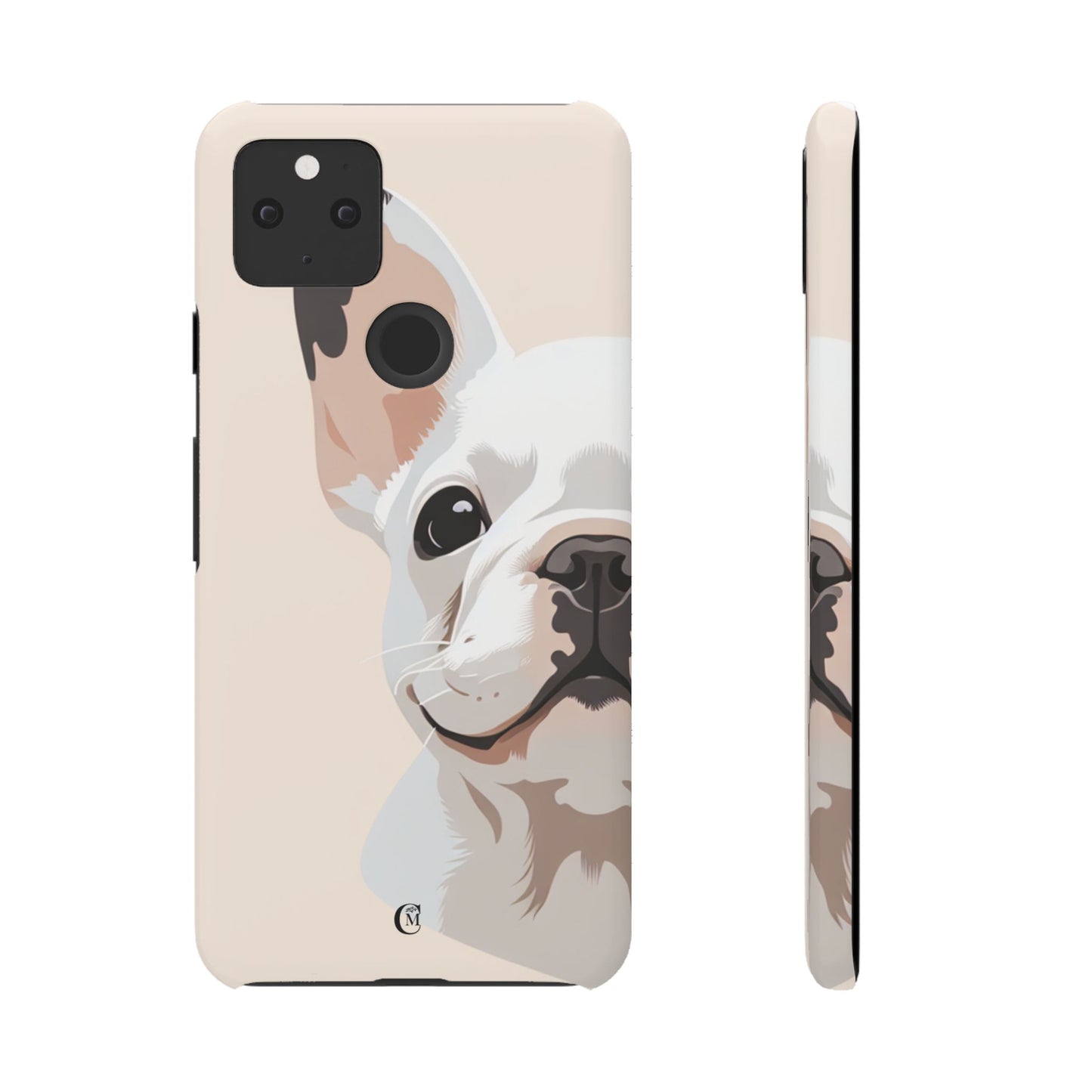 Phone Case - Cute White Frenchie Smartphone Cover
