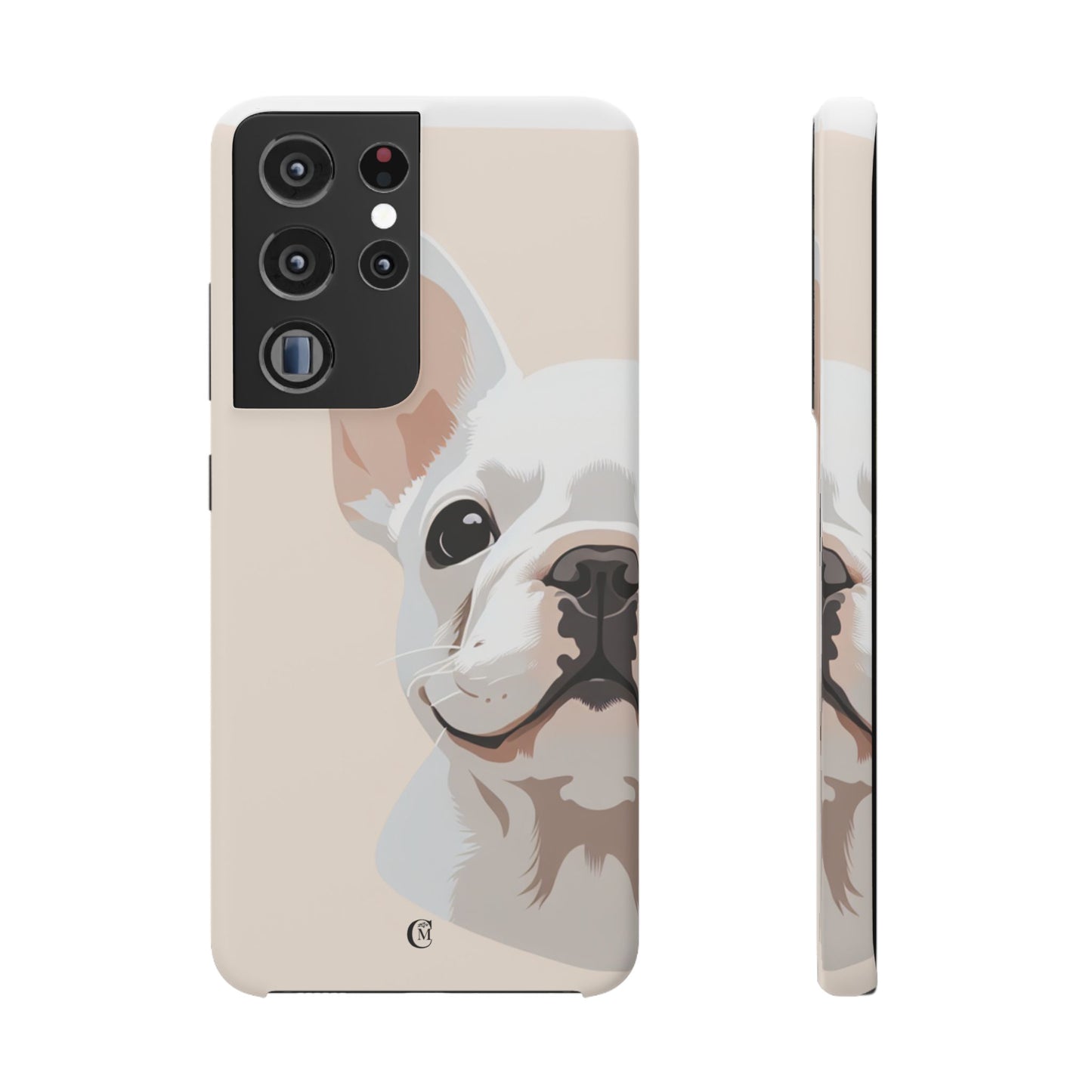 Phone Case - Cute White Frenchie Smartphone Cover