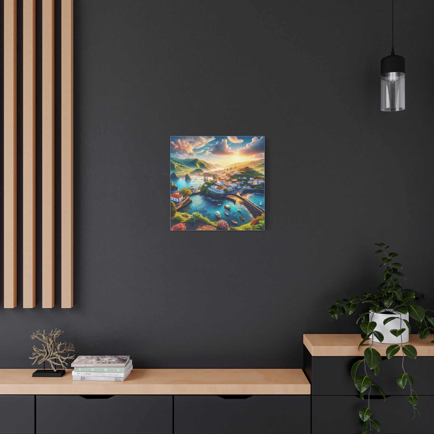Canvas Print - Beautiful Landscape Drawing