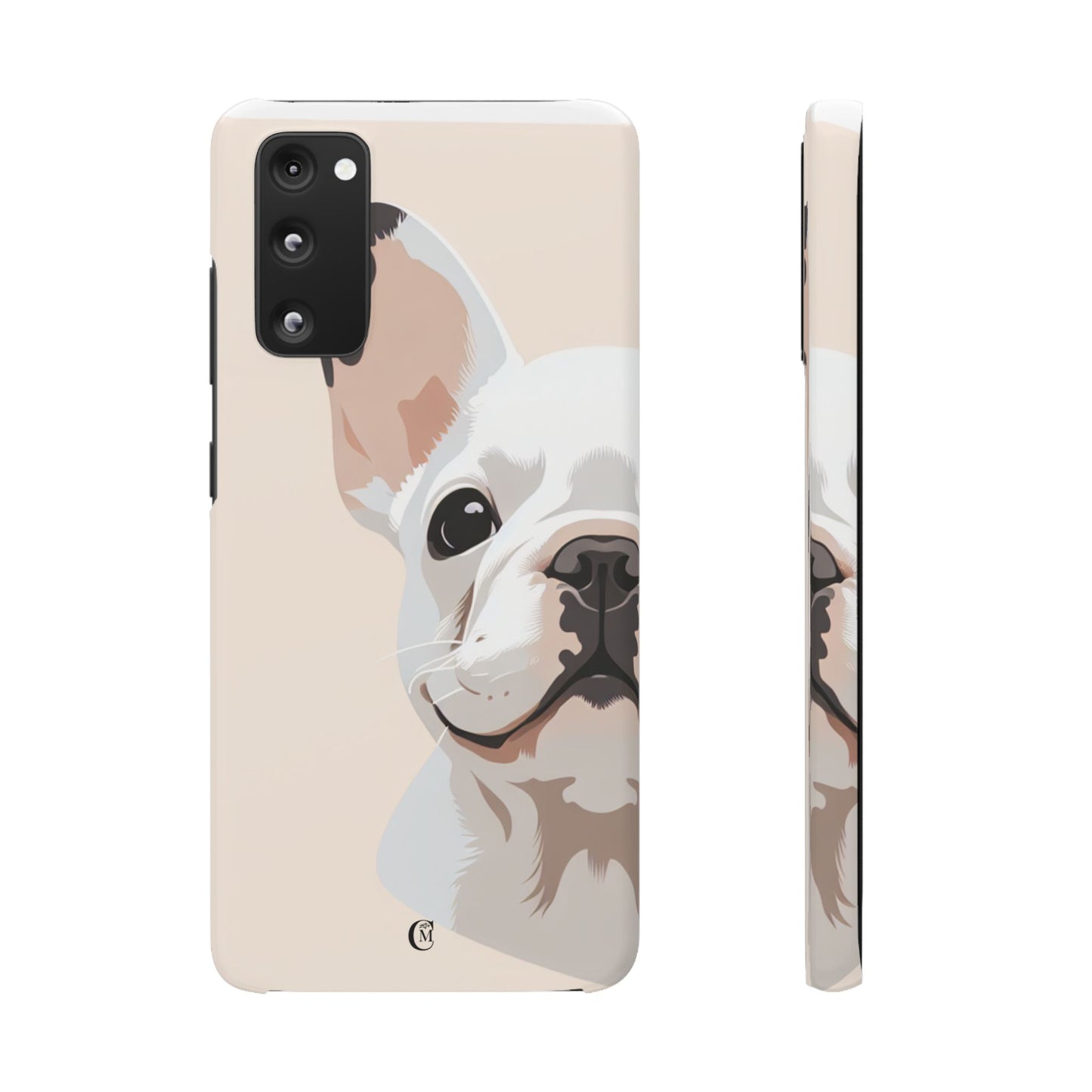 Phone Case - Cute White Frenchie Smartphone Cover