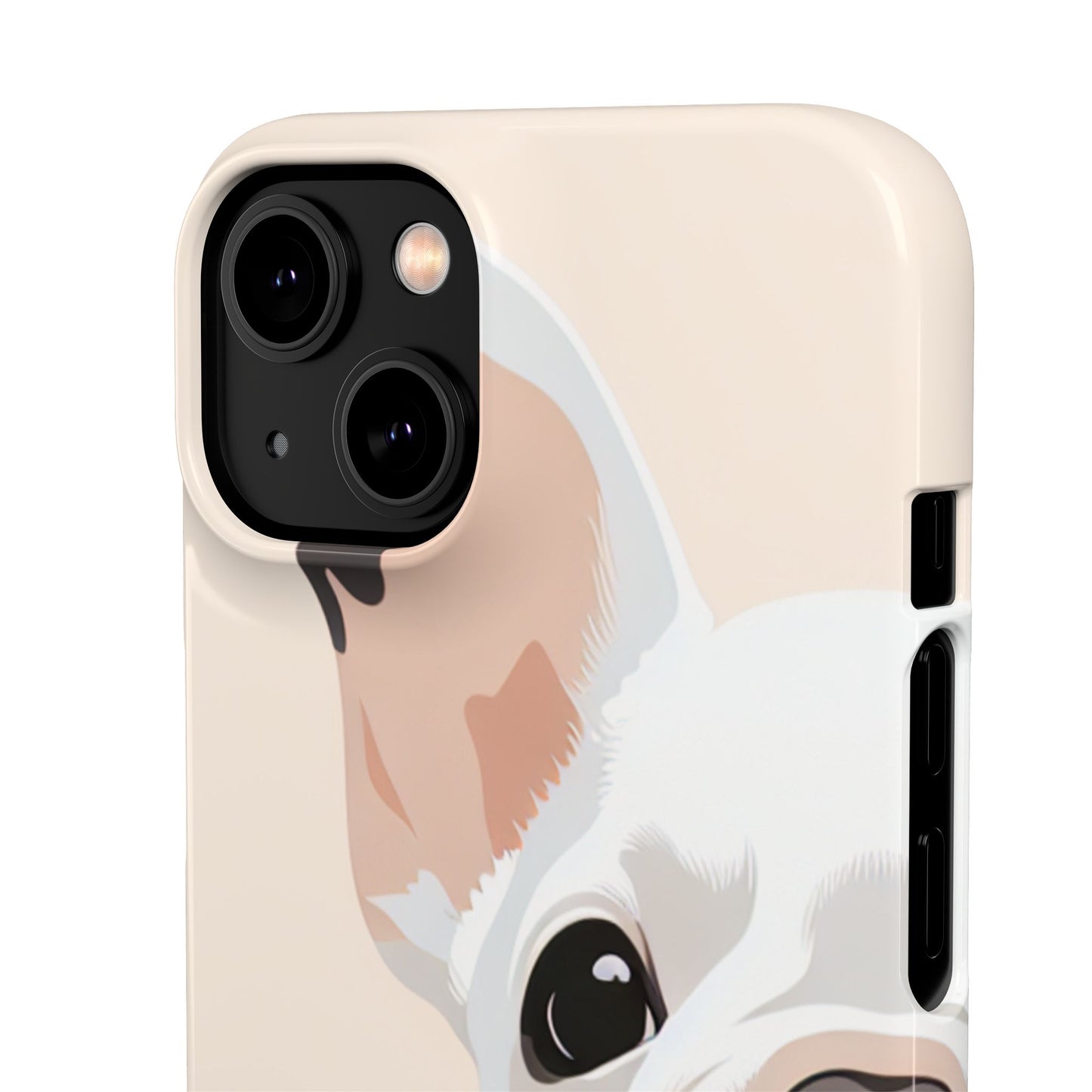 Phone Case - Cute White Frenchie Smartphone Cover