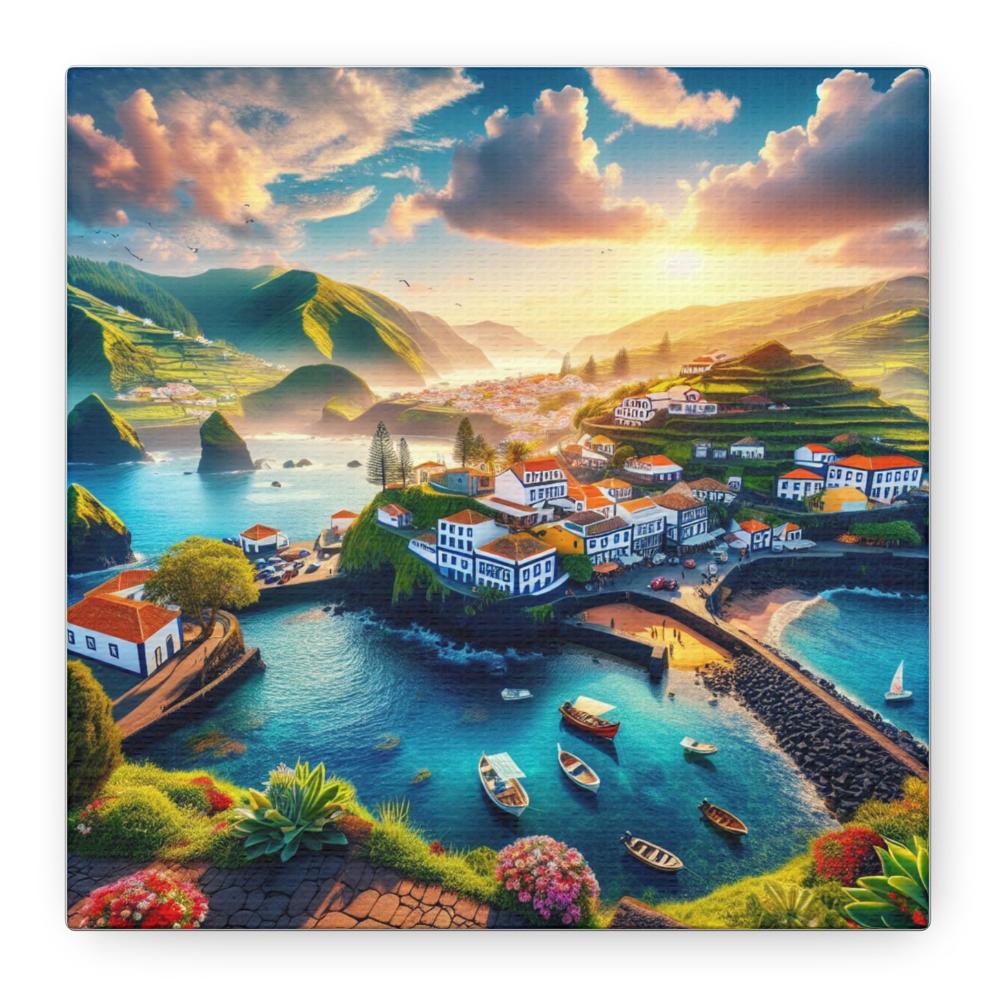 Canvas Print - Beautiful Landscape Drawing