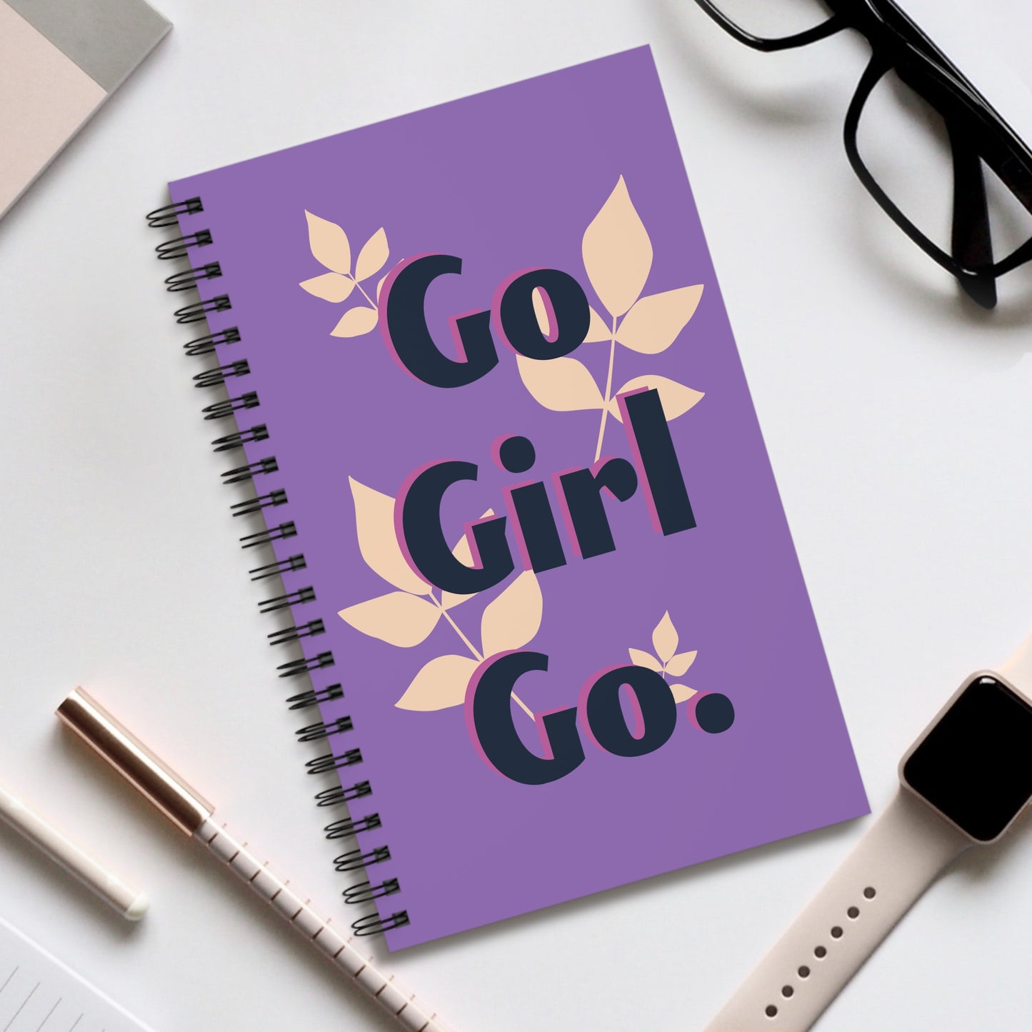 Go girl go Spiral Journal, Notebook