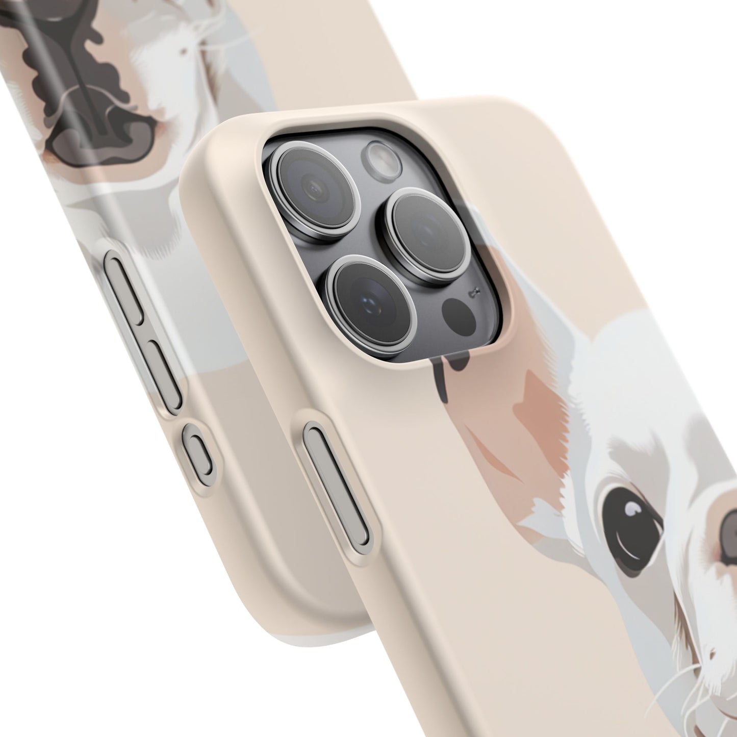 Phone Case - Cute White Frenchie Smartphone Cover