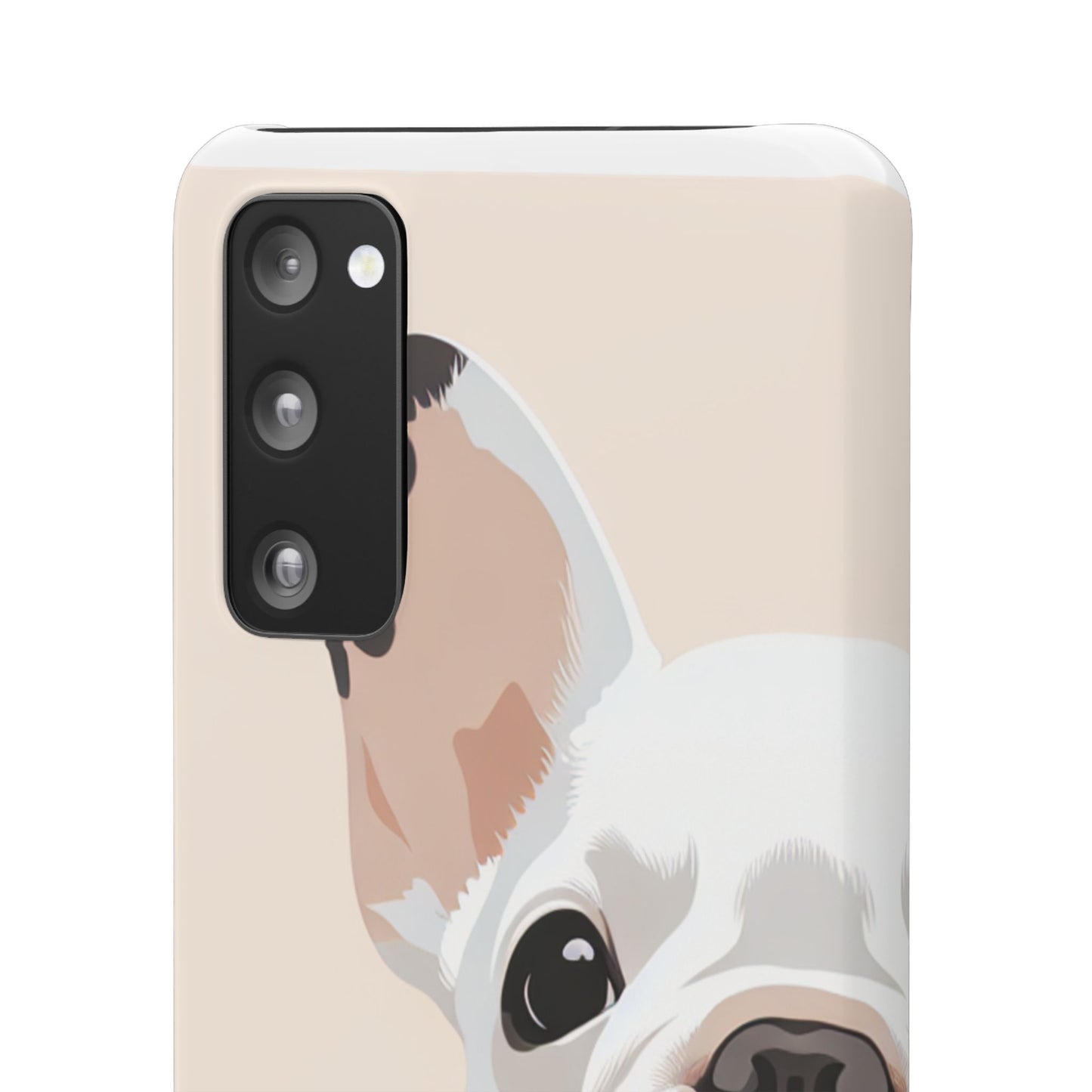 Phone Case - Cute White Frenchie Smartphone Cover