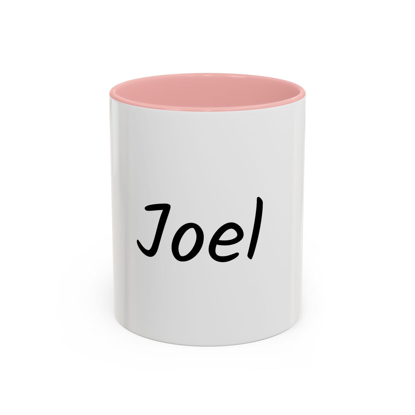 Personalized Names Accent Coffee Mug (11 oz)